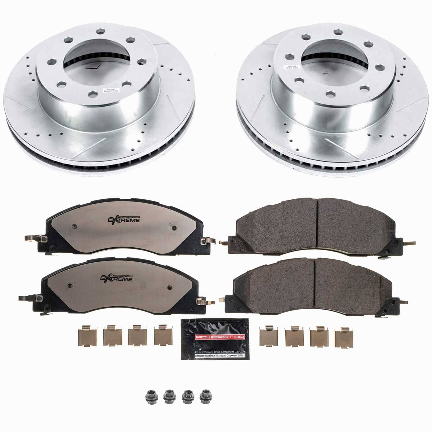 Power Stop - K5411-36 - Front - Disc Brake Pad and Rotor Kit