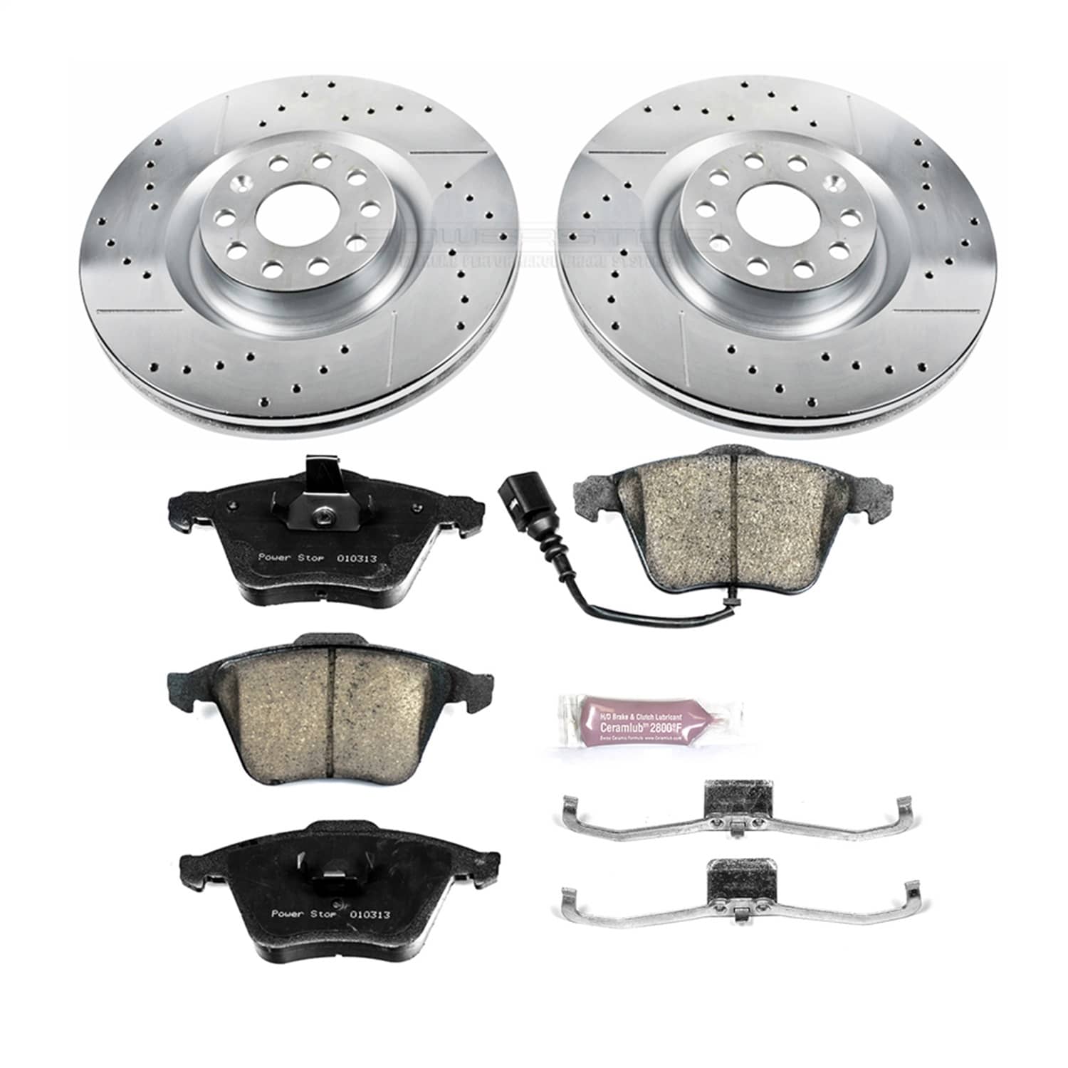 Power Stop - K5425 - Front - Disc Brake Pad and Rotor Kit