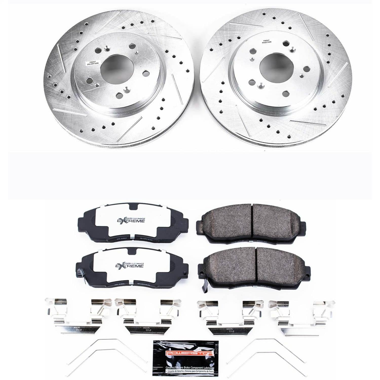 Power Stop - K5432-26 - Front - Disc Brake Pad and Rotor Kit