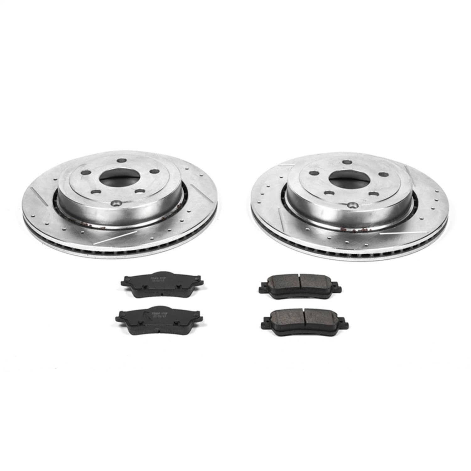 Power Stop - K5528 - Rear - Disc Brake Pad and Rotor Kit