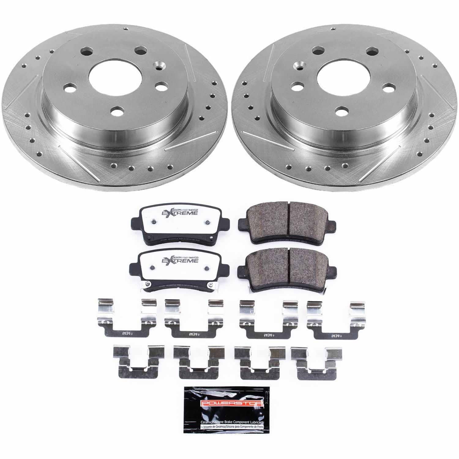 Power Stop - K5531-26 - Rear - Disc Brake Pad and Rotor Kit