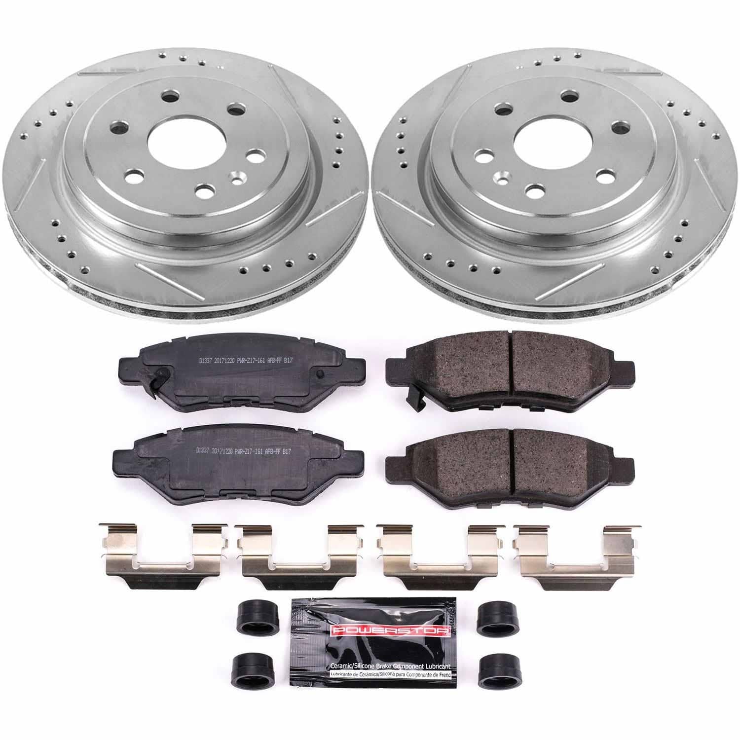 Power Stop - K5543 - Rear - Disc Brake Pad and Rotor Kit
