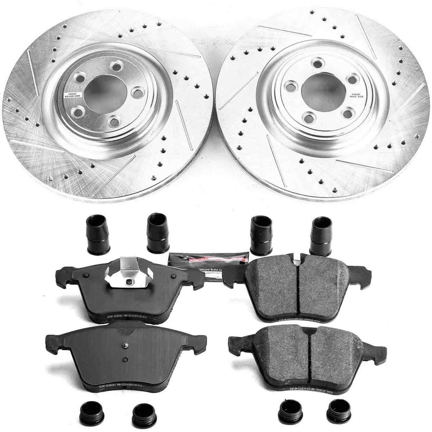 Power Stop - K5638 - Front - Disc Brake Pad and Rotor Kit