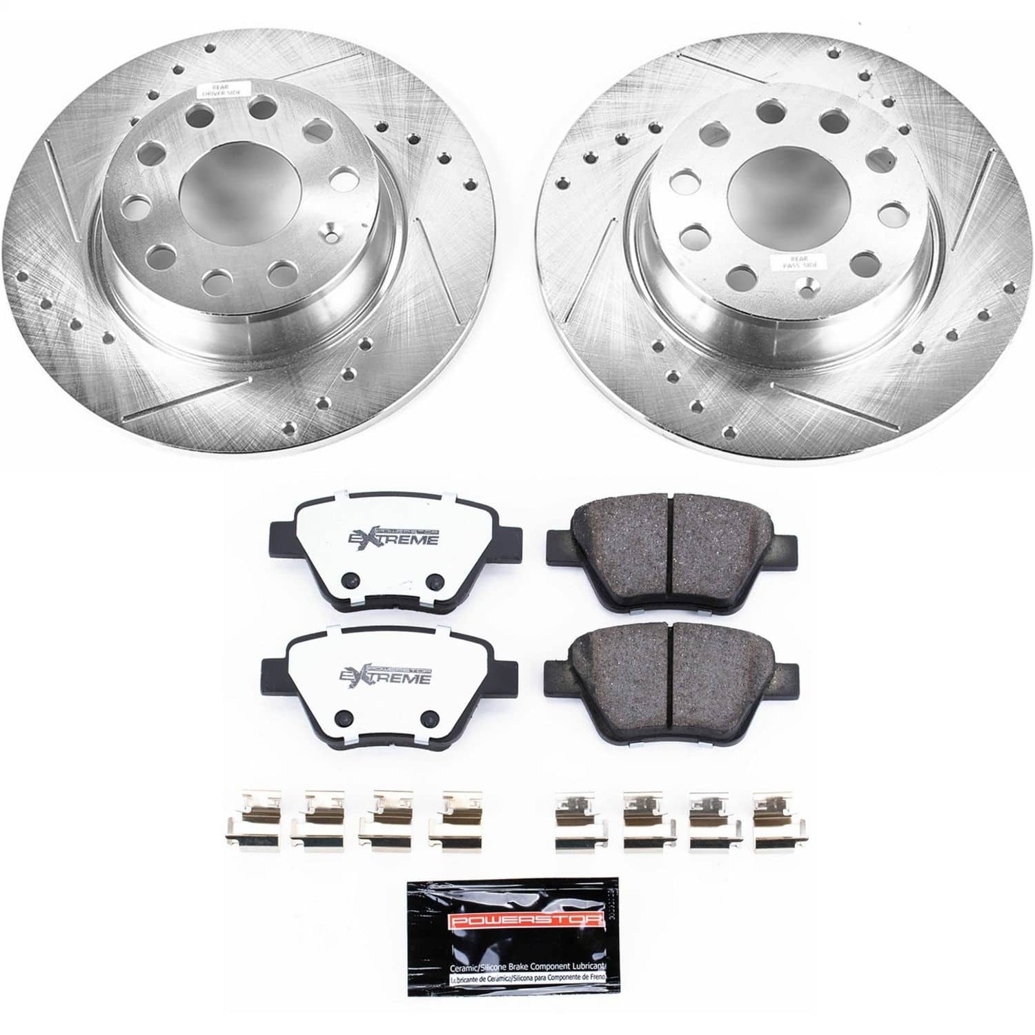 Power Stop - K5667-26 - Rear - Disc Brake Pad and Rotor Kit