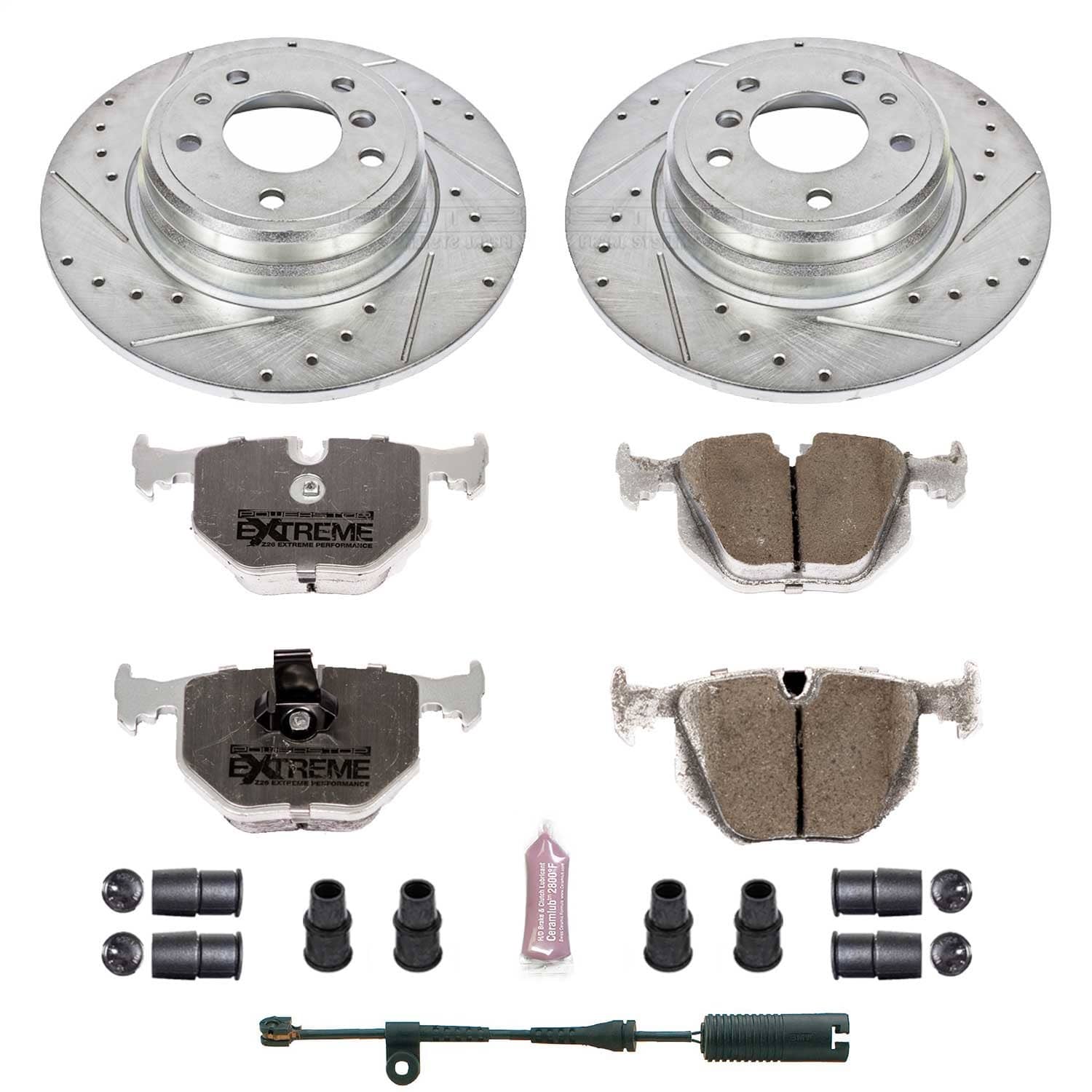 Power Stop - K5711-26 - Rear - Disc Brake Pad and Rotor Kit