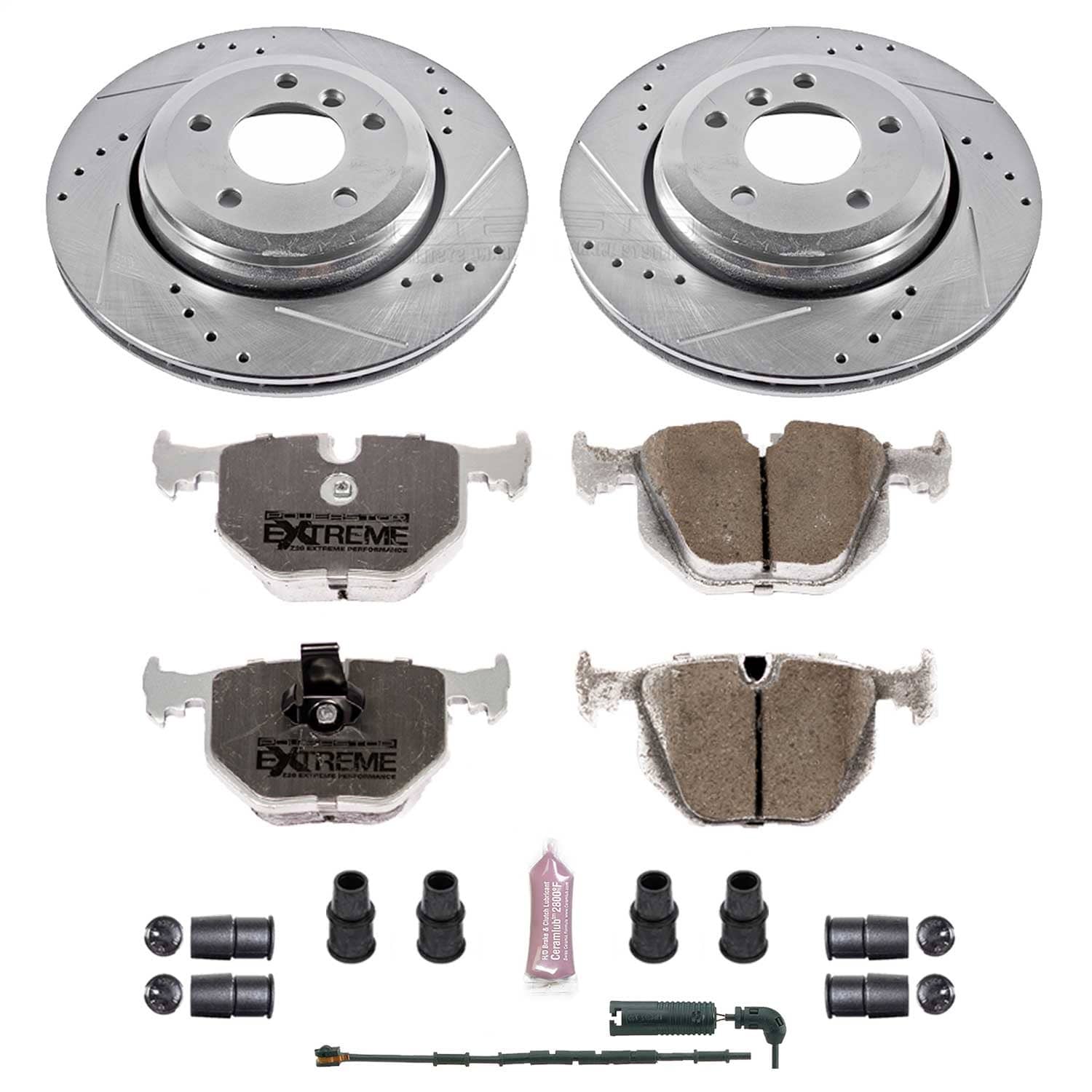 Power Stop - K5729-26 - Rear - Disc Brake Pad and Rotor Kit