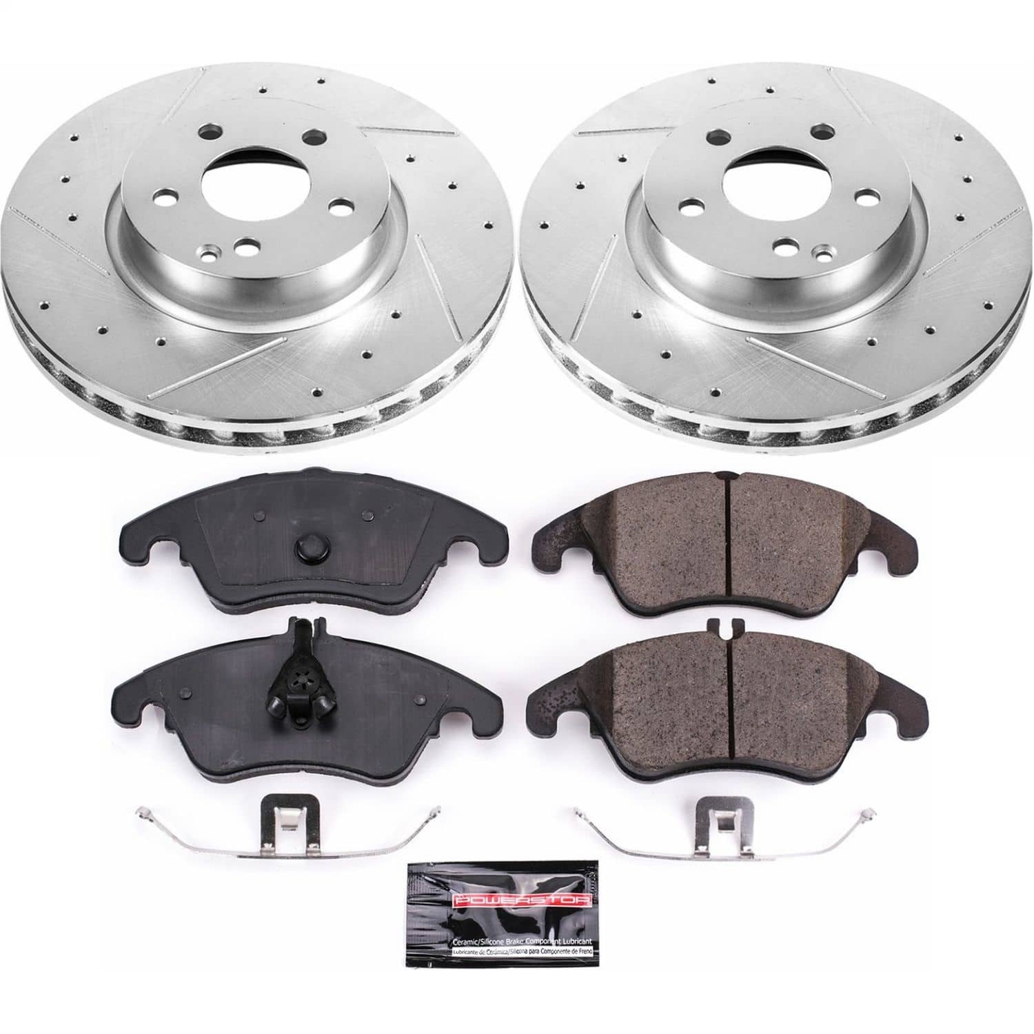 Power Stop - K5792 - Front - Disc Brake Pad and Rotor Kit