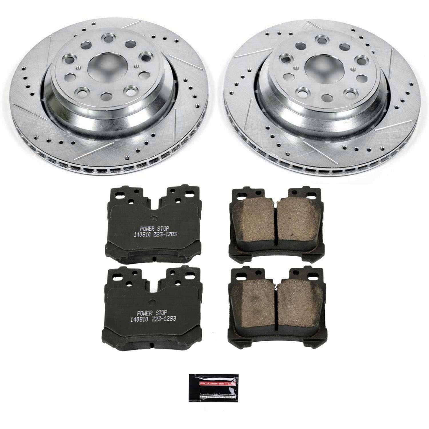 Power Stop - K5840 - Rear - Disc Brake Pad and Rotor Kit