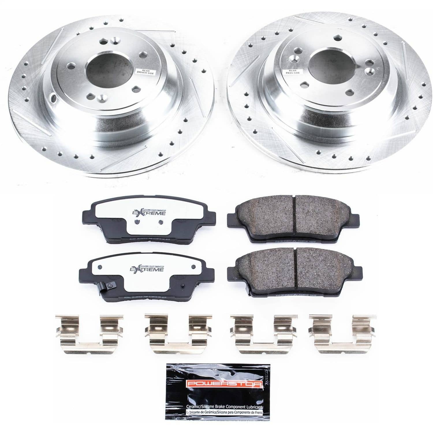 Power Stop - K5848-26 - Rear - Disc Brake Pad and Rotor Kit