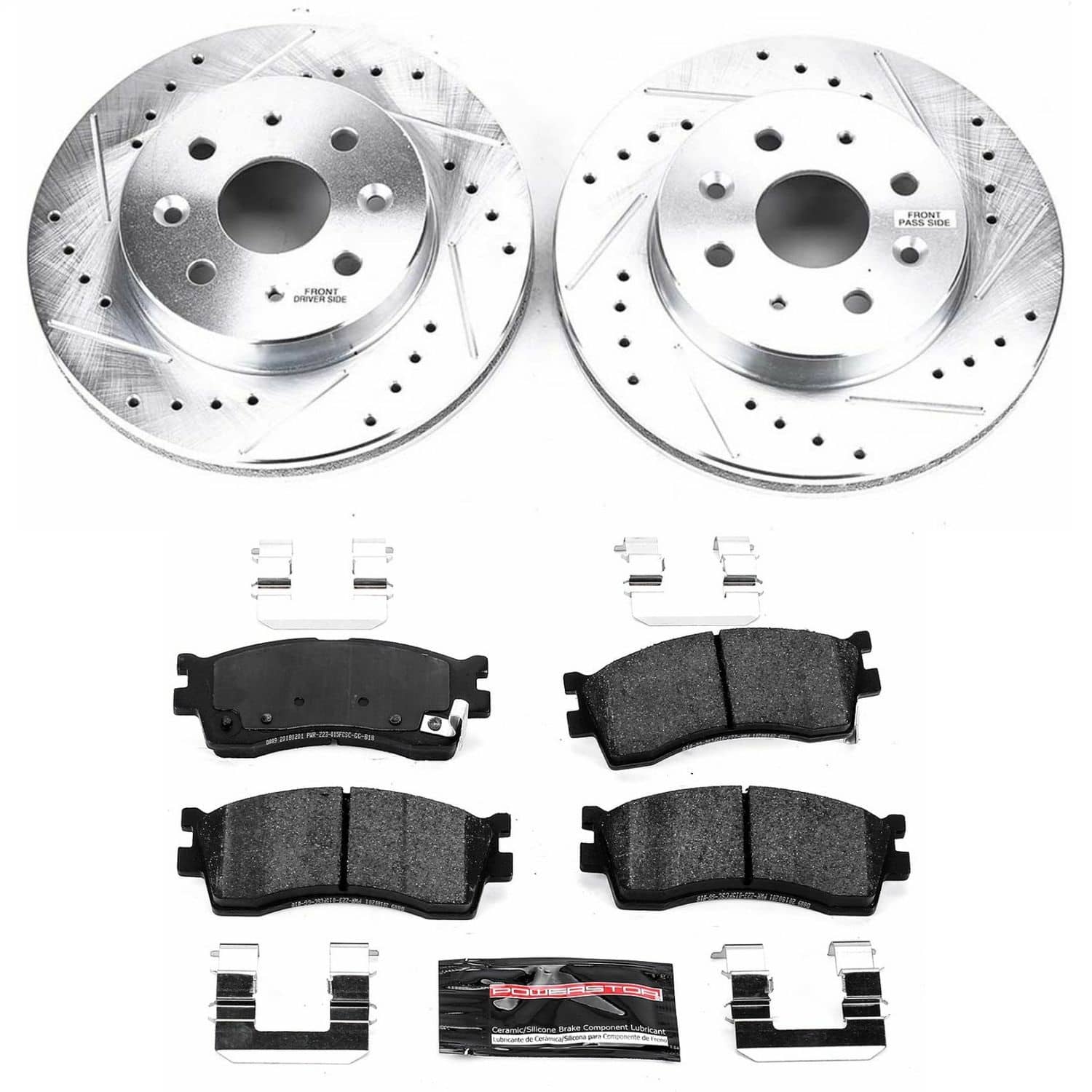 Power Stop - K5902 - Front - Disc Brake Pad and Rotor Kit