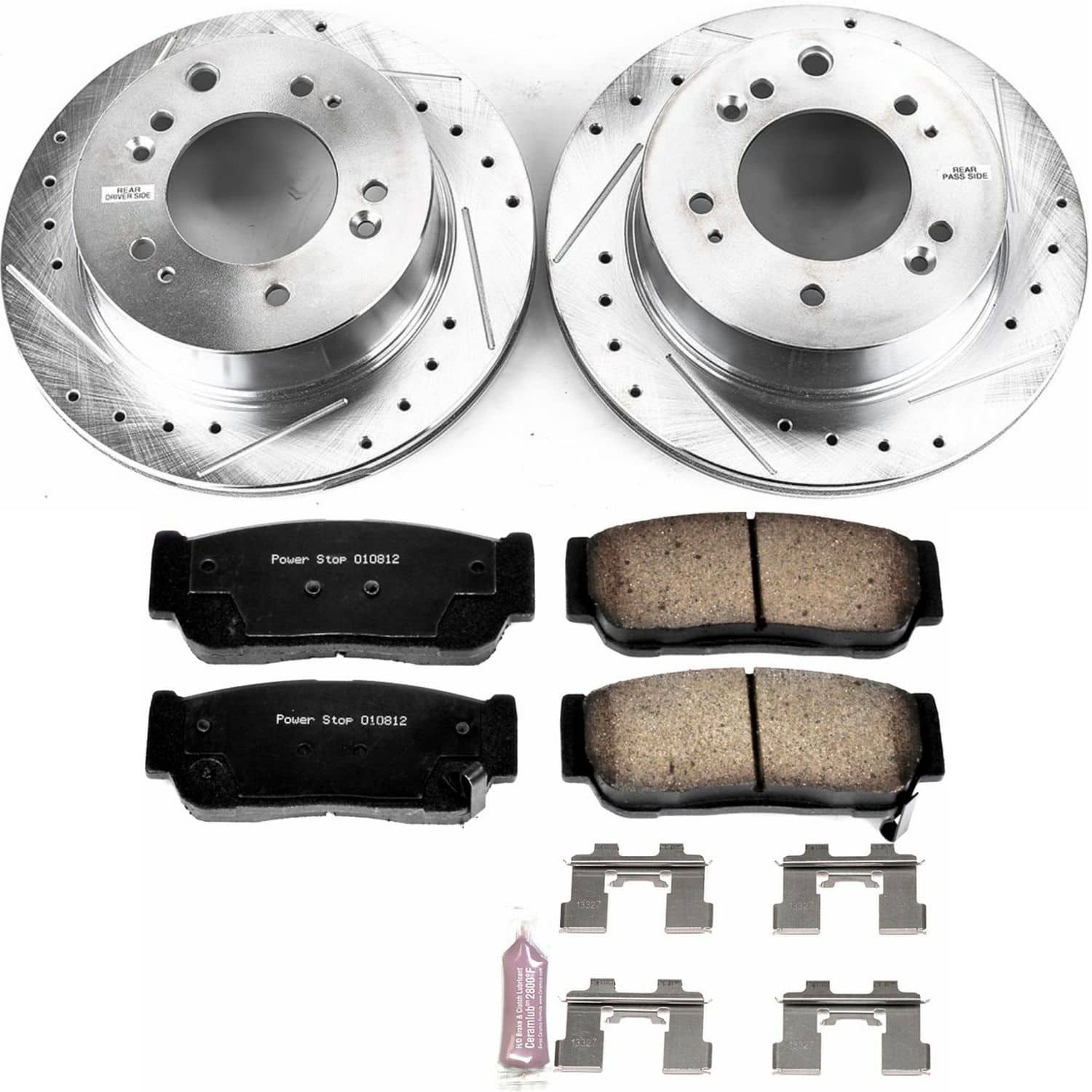 Power Stop - K5910 - Rear - Disc Brake Pad and Rotor Kit
