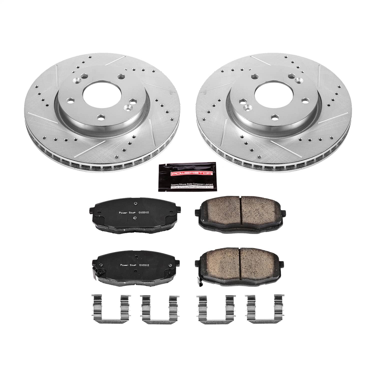Power Stop - K5911 - Front - Disc Brake Pad and Rotor Kit