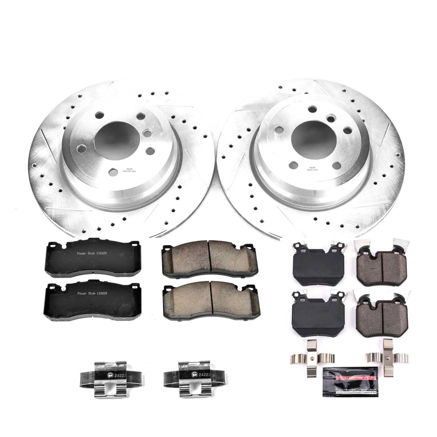 Power Stop - K6005 - Front and Rear - Disc Brake Pad and Rotor Kit
