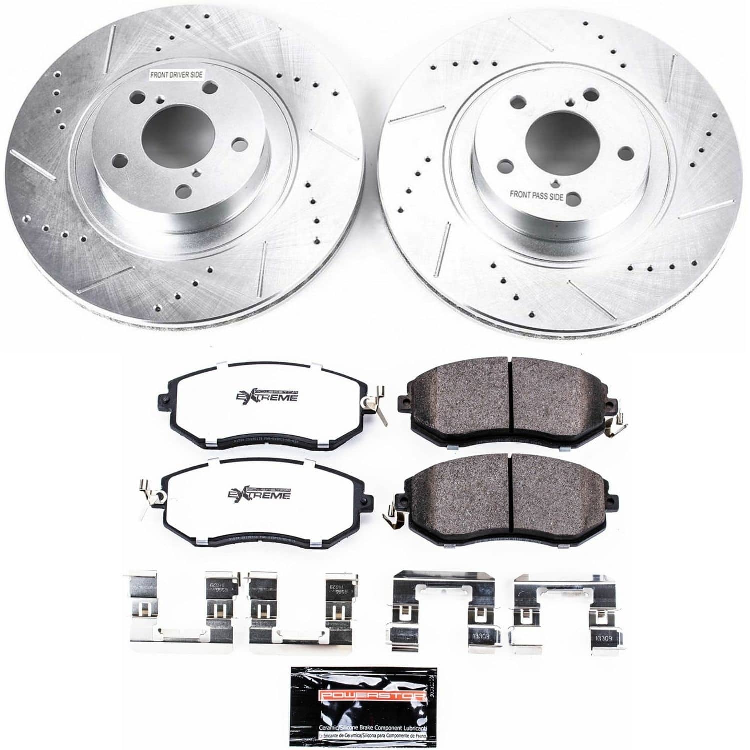 Power Stop - K6082-26 - Front - Disc Brake Pad and Rotor Kit
