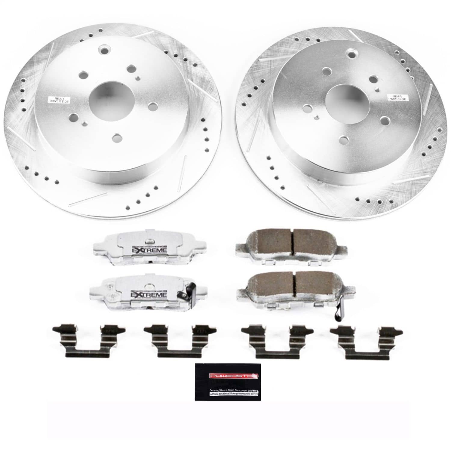 Power Stop - K6100-26 - Rear - Disc Brake Pad and Rotor Kit