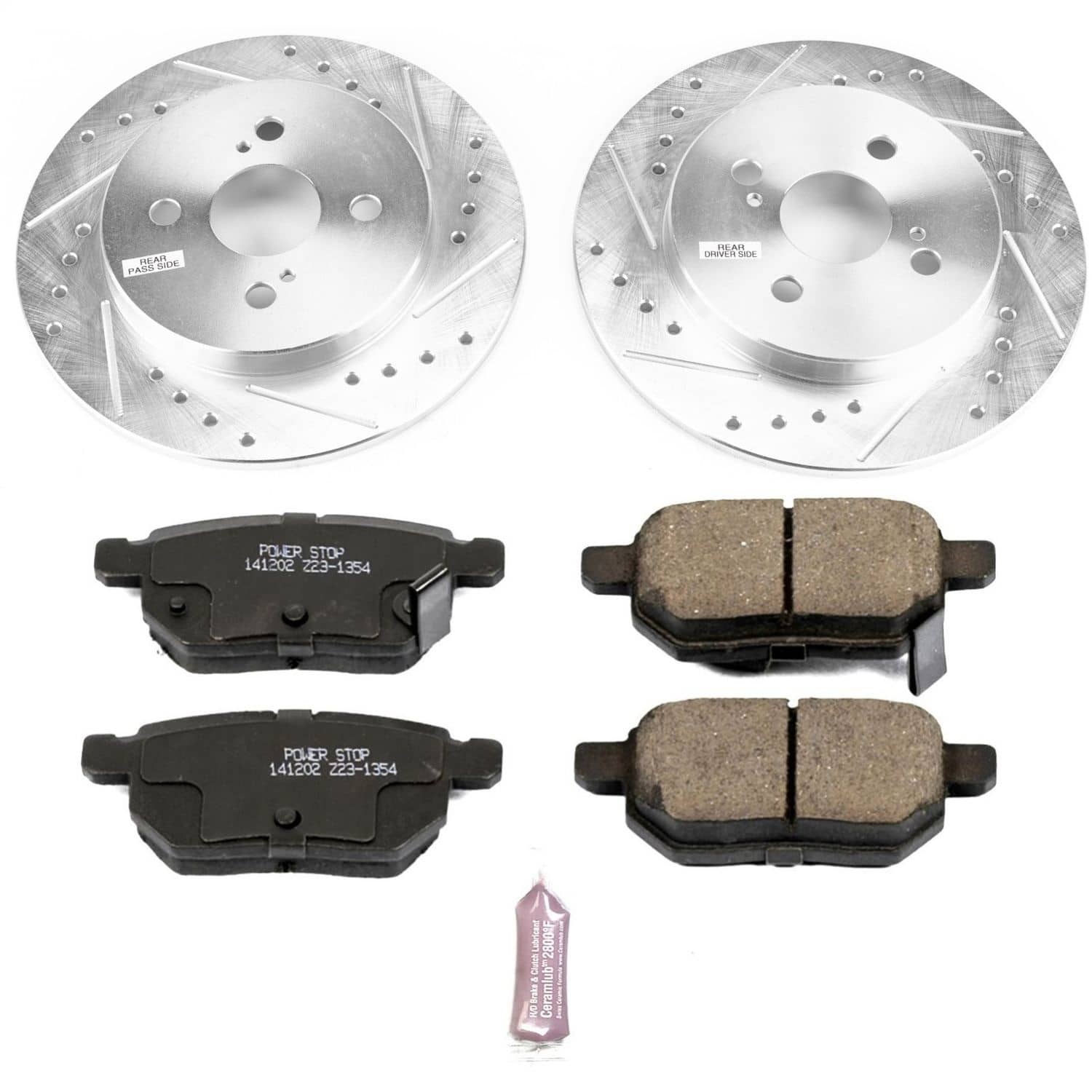 Power Stop - K6106 - Rear - Disc Brake Pad and Rotor Kit