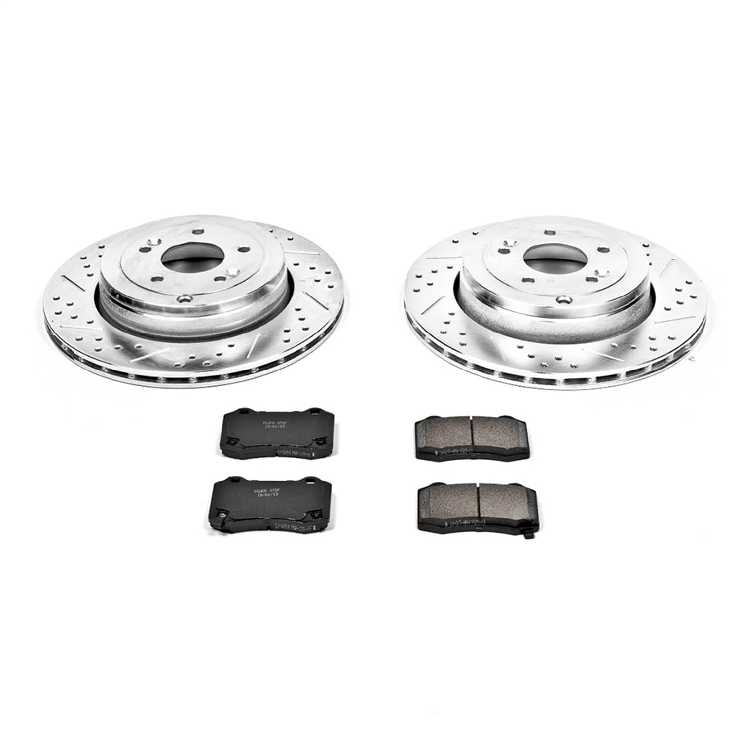 Power Stop - K6165 - Rear - Disc Brake Pad and Rotor Kit