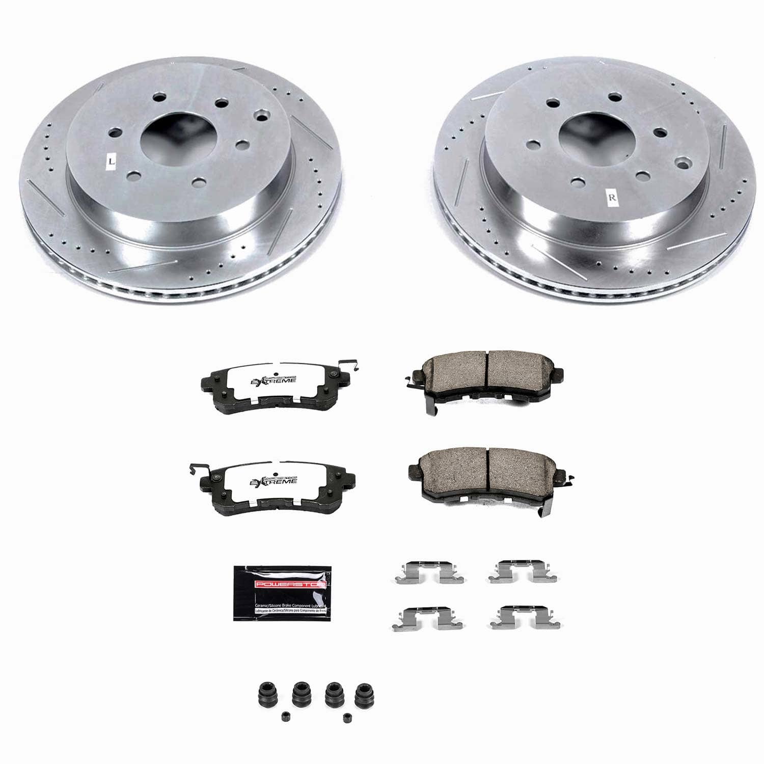 Power Stop - K6323-36 - Rear - Disc Brake Pad and Rotor Kit