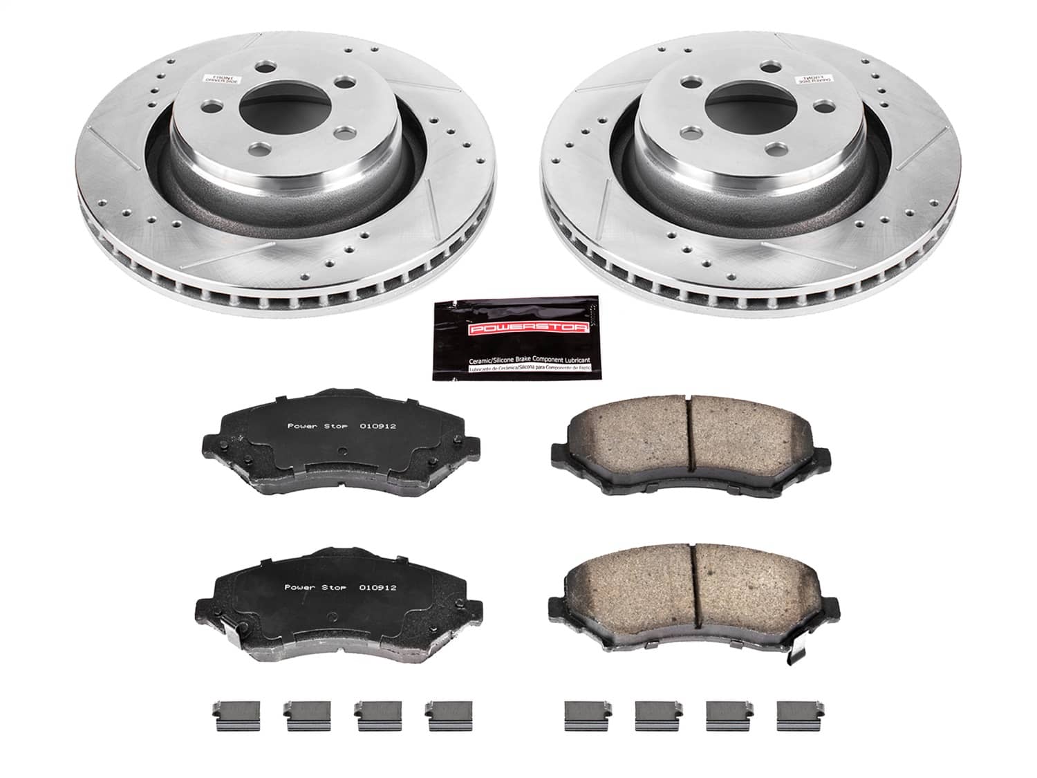 Power Stop - K6395 - Front - Disc Brake Pad and Rotor Kit