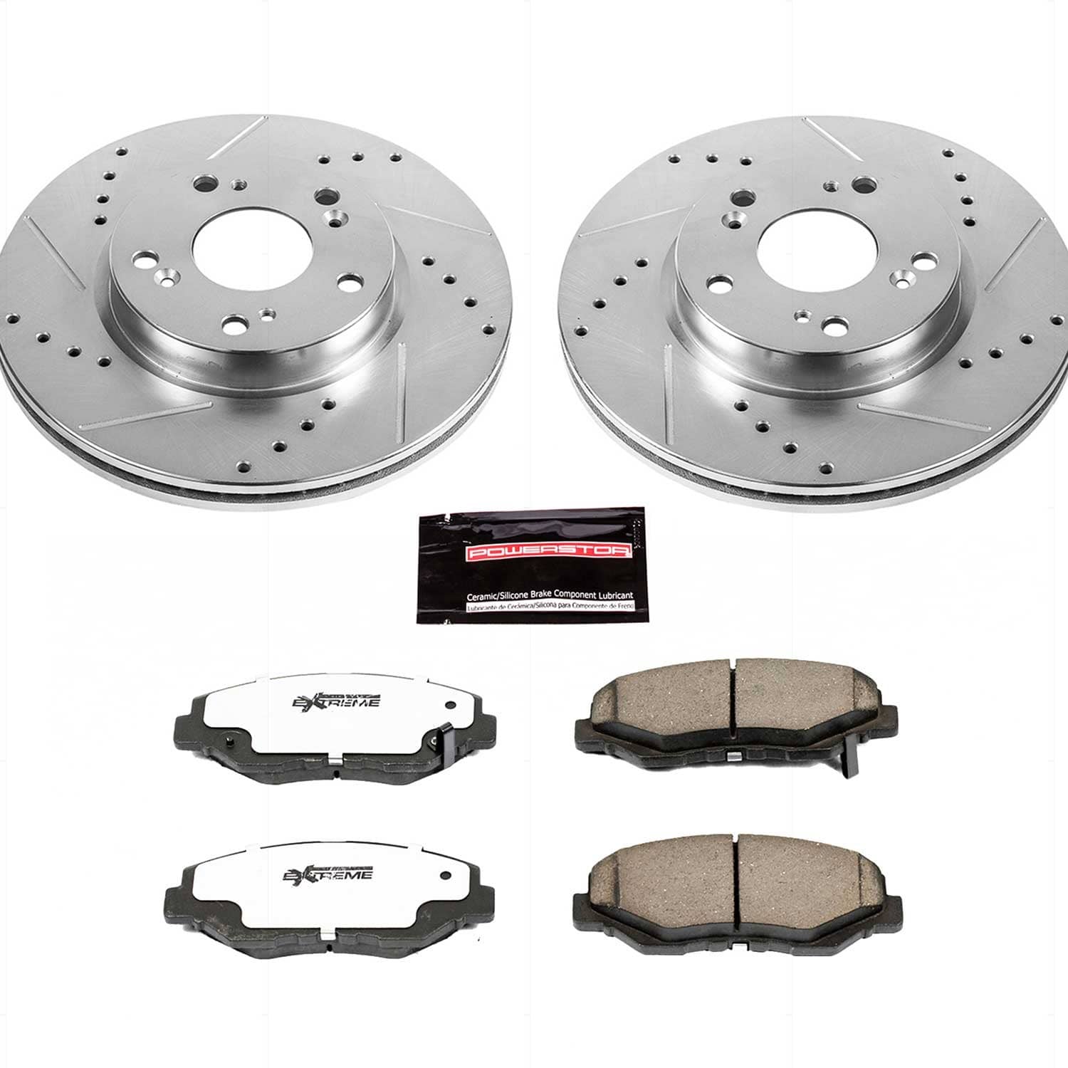 Power Stop - K6490-26 - Front - Disc Brake Pad and Rotor Kit