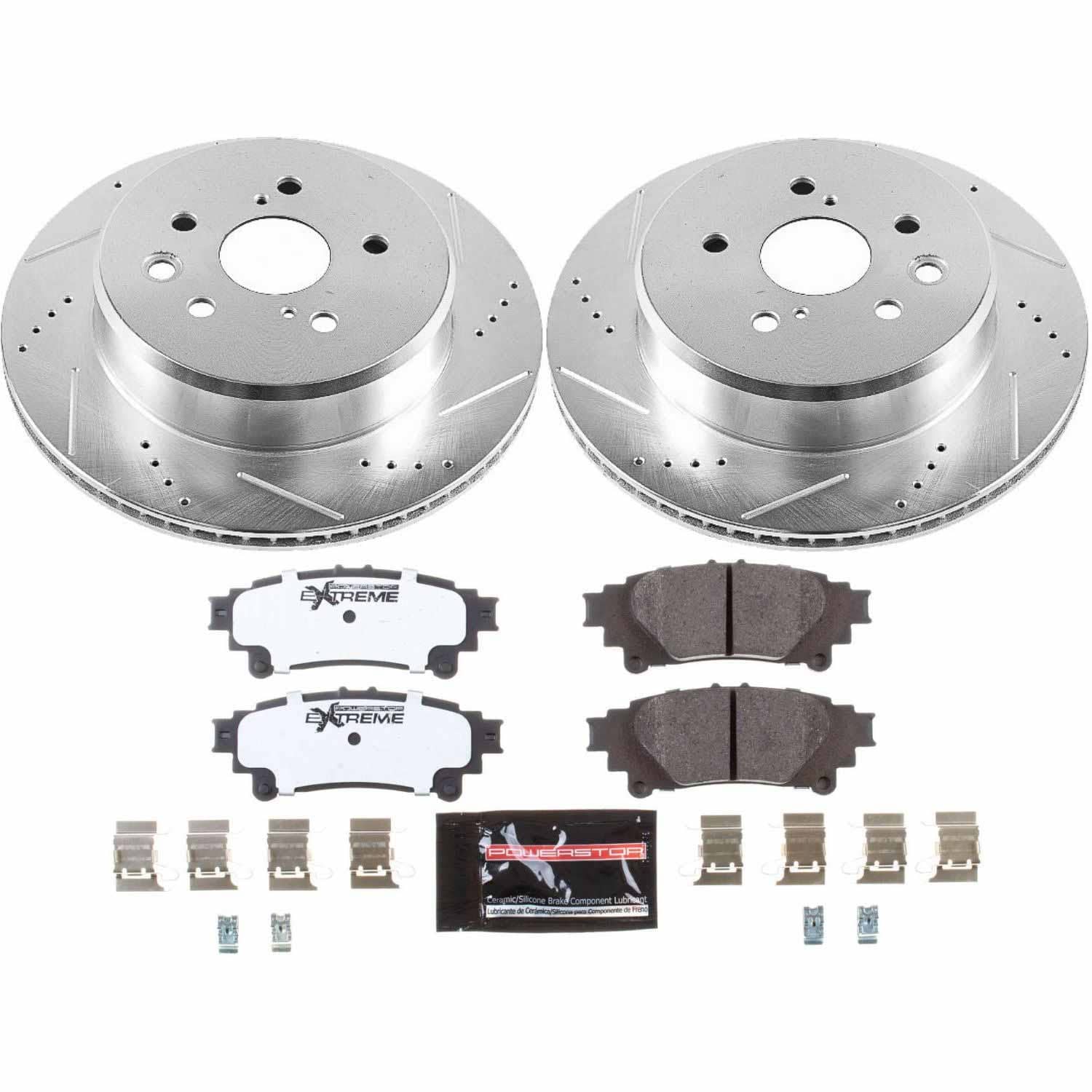 Power Stop - K6514-26 - Rear - Disc Brake Pad and Rotor Kit
