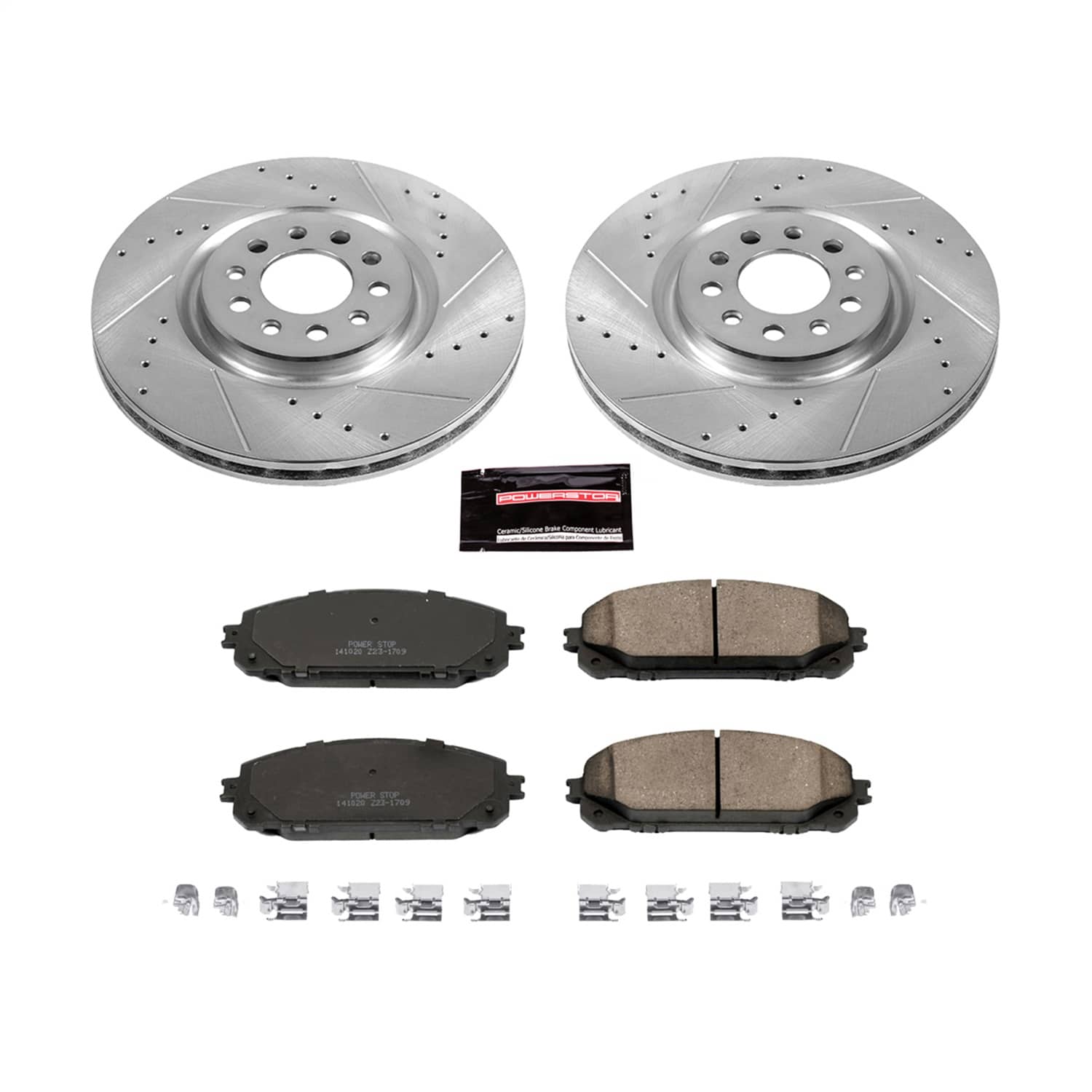 Power Stop - K6540 - Front - Disc Brake Pad and Rotor Kit