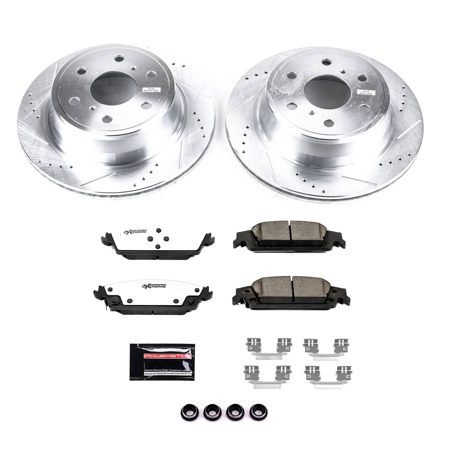 Power Stop - K6562-36 - Rear - Disc Brake Pad and Rotor Kit
