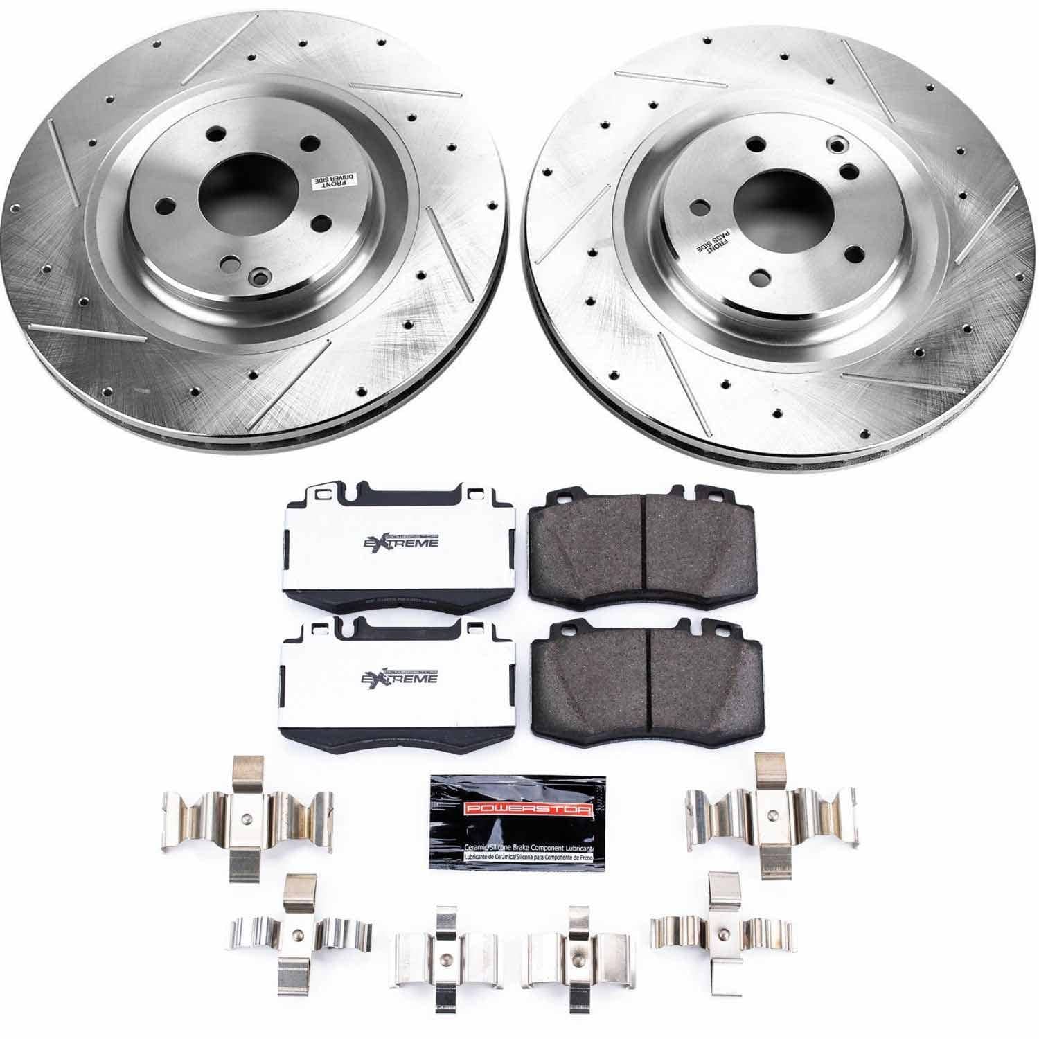 Power Stop - K6585-26 - Front - Disc Brake Pad and Rotor Kit