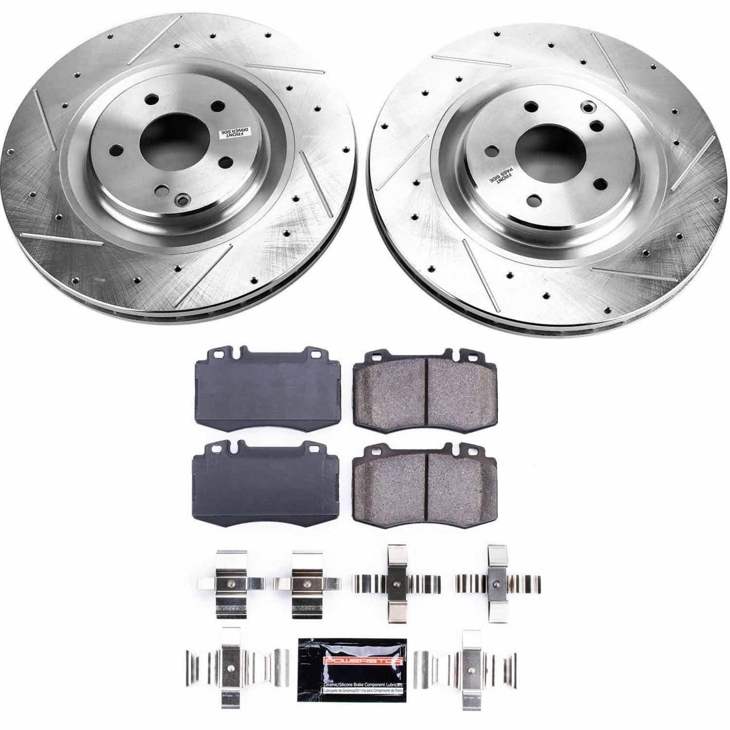 Power Stop - K6585 - Front - Disc Brake Pad and Rotor Kit