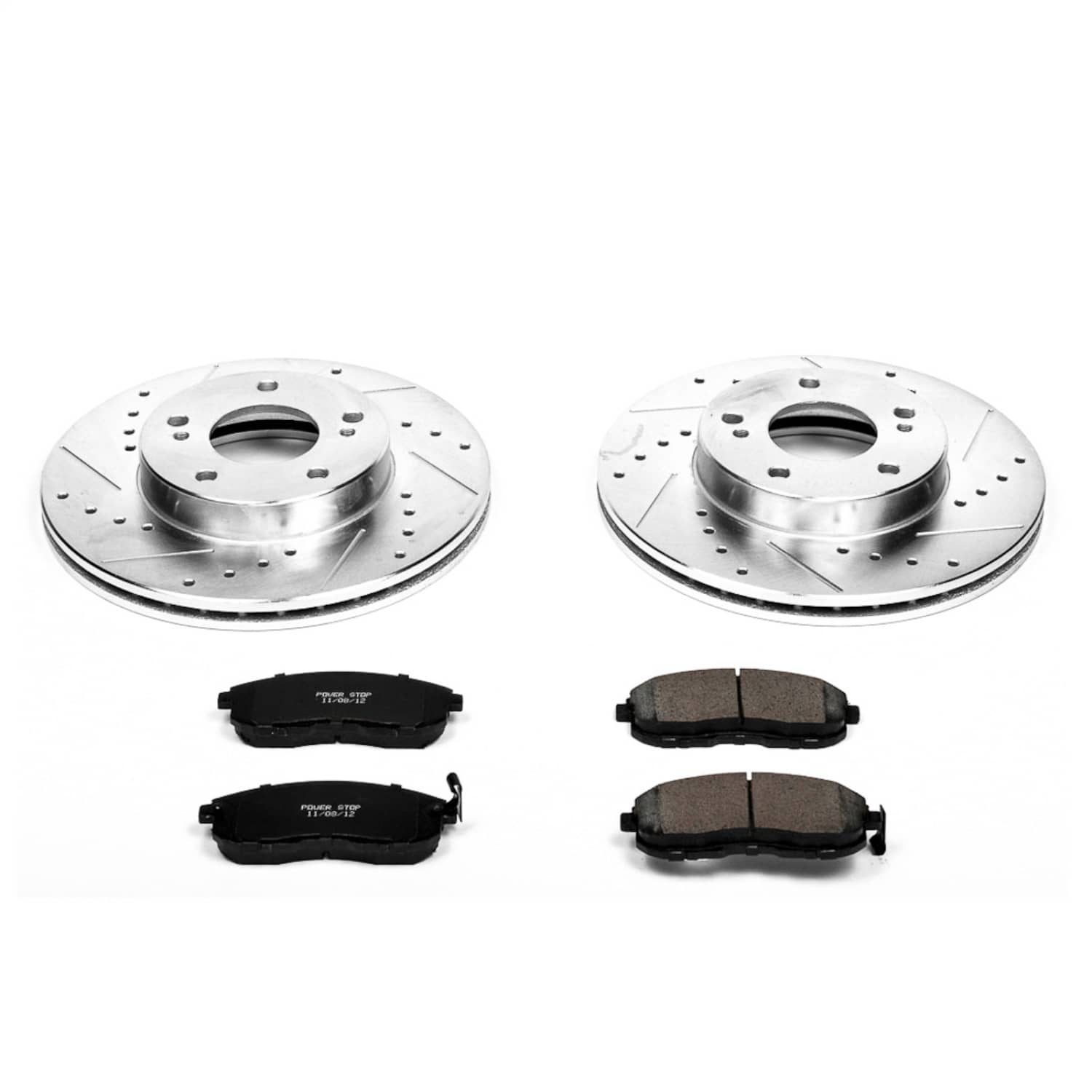 Power Stop - K660 - Front - Disc Brake Pad and Rotor Kit