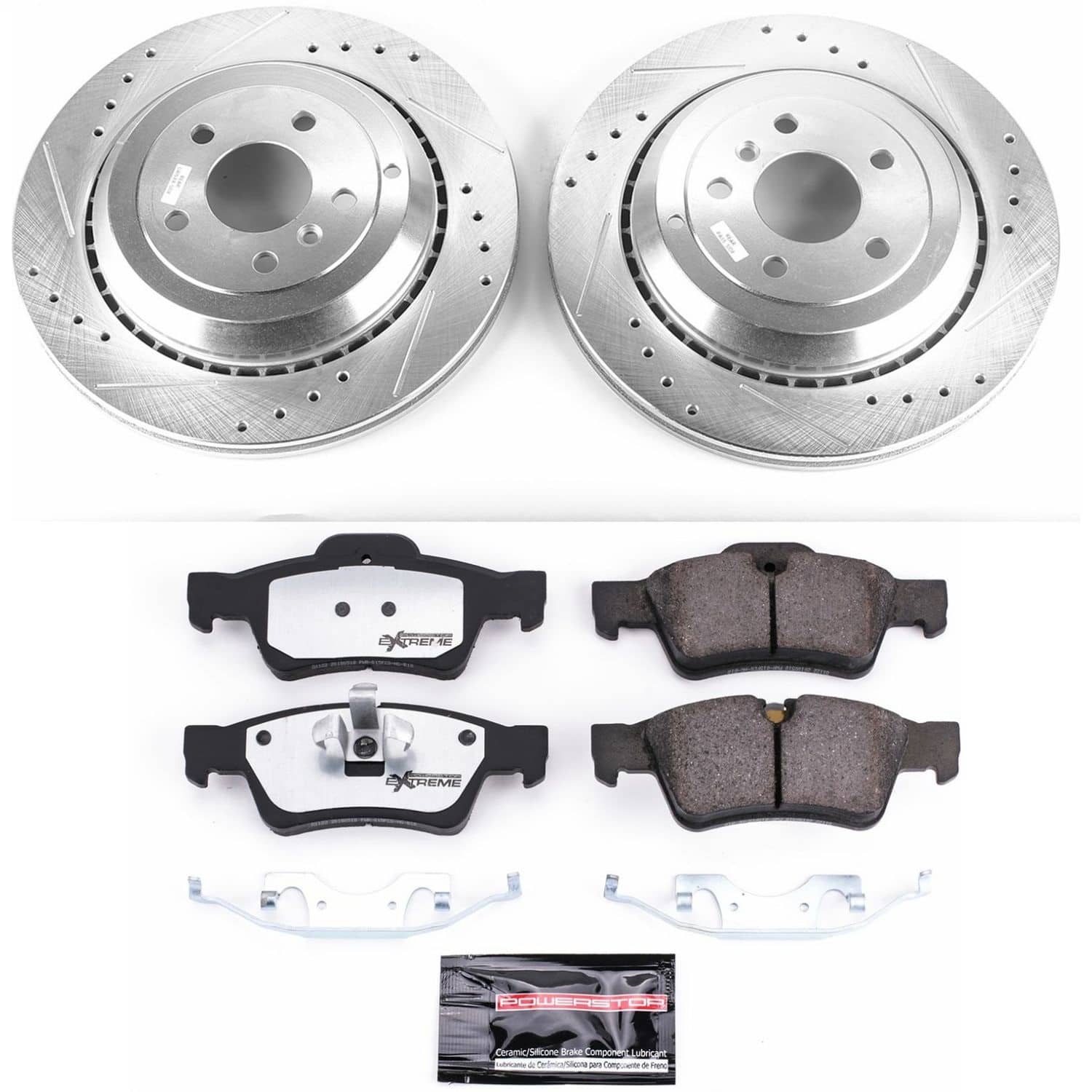 Power Stop - K6708-26 - Rear - Disc Brake Pad and Rotor Kit