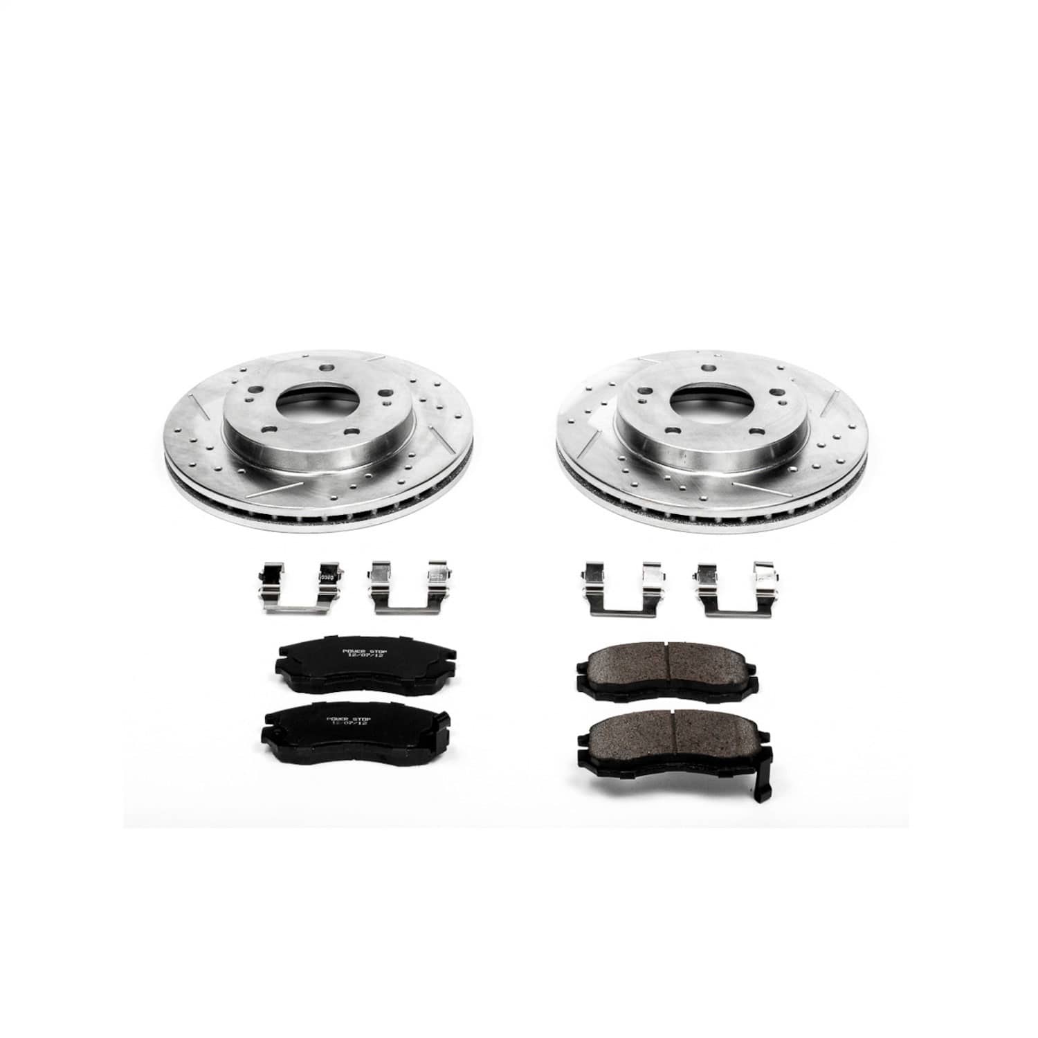 Power Stop - K681 - Front - Disc Brake Pad and Rotor Kit