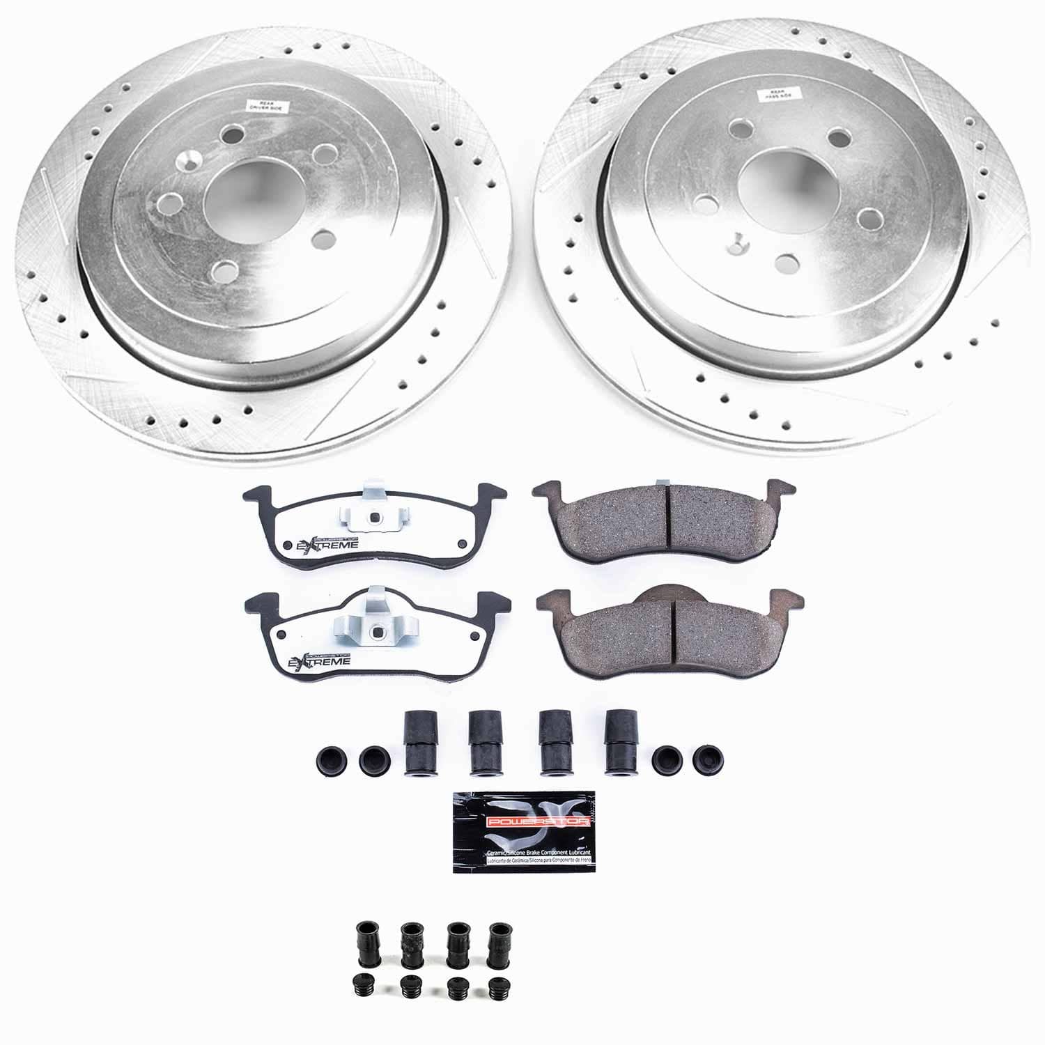 Power Stop - K6819-36 - Rear - Disc Brake Pad and Rotor Kit