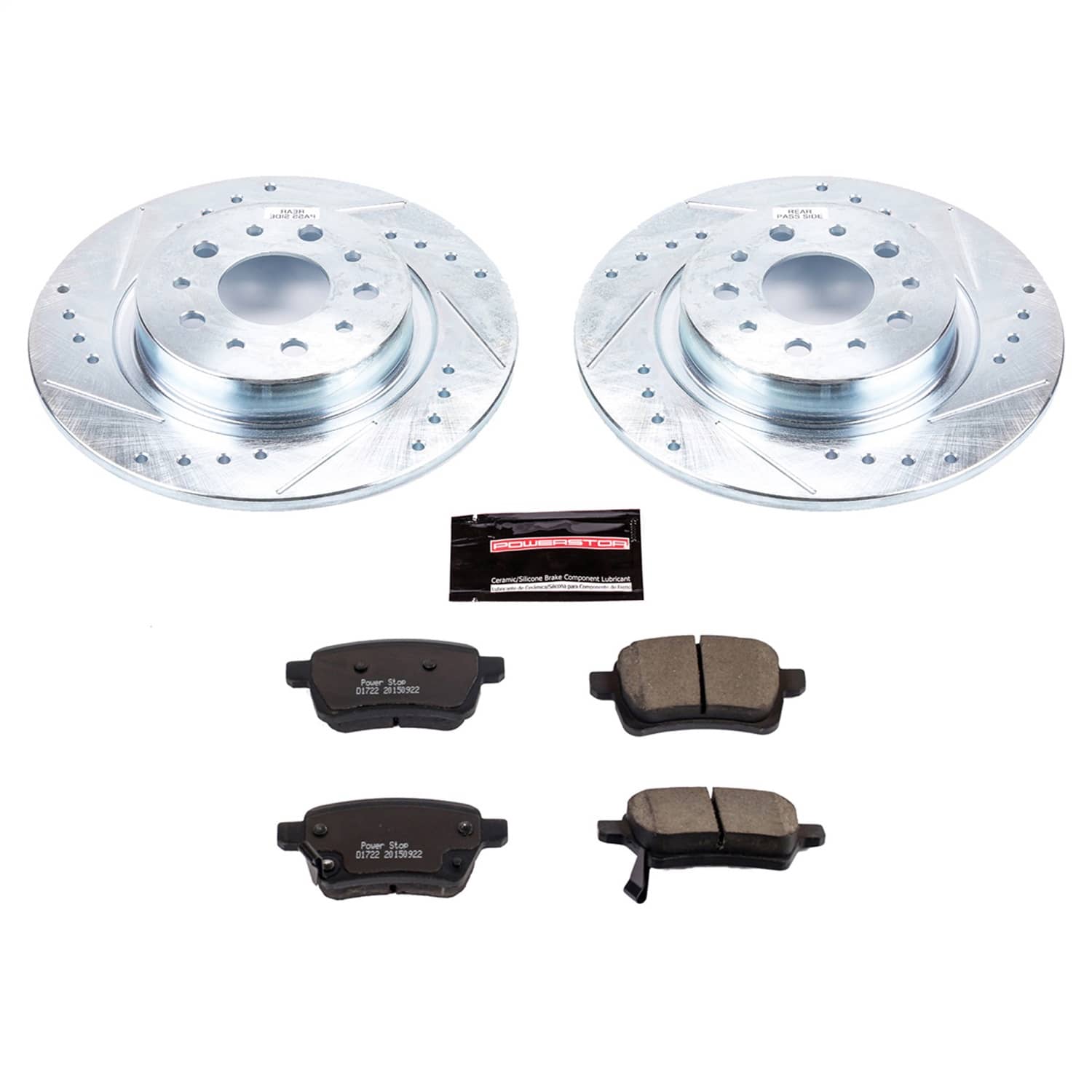 Power Stop - K6838 - Rear - Disc Brake Pad and Rotor Kit