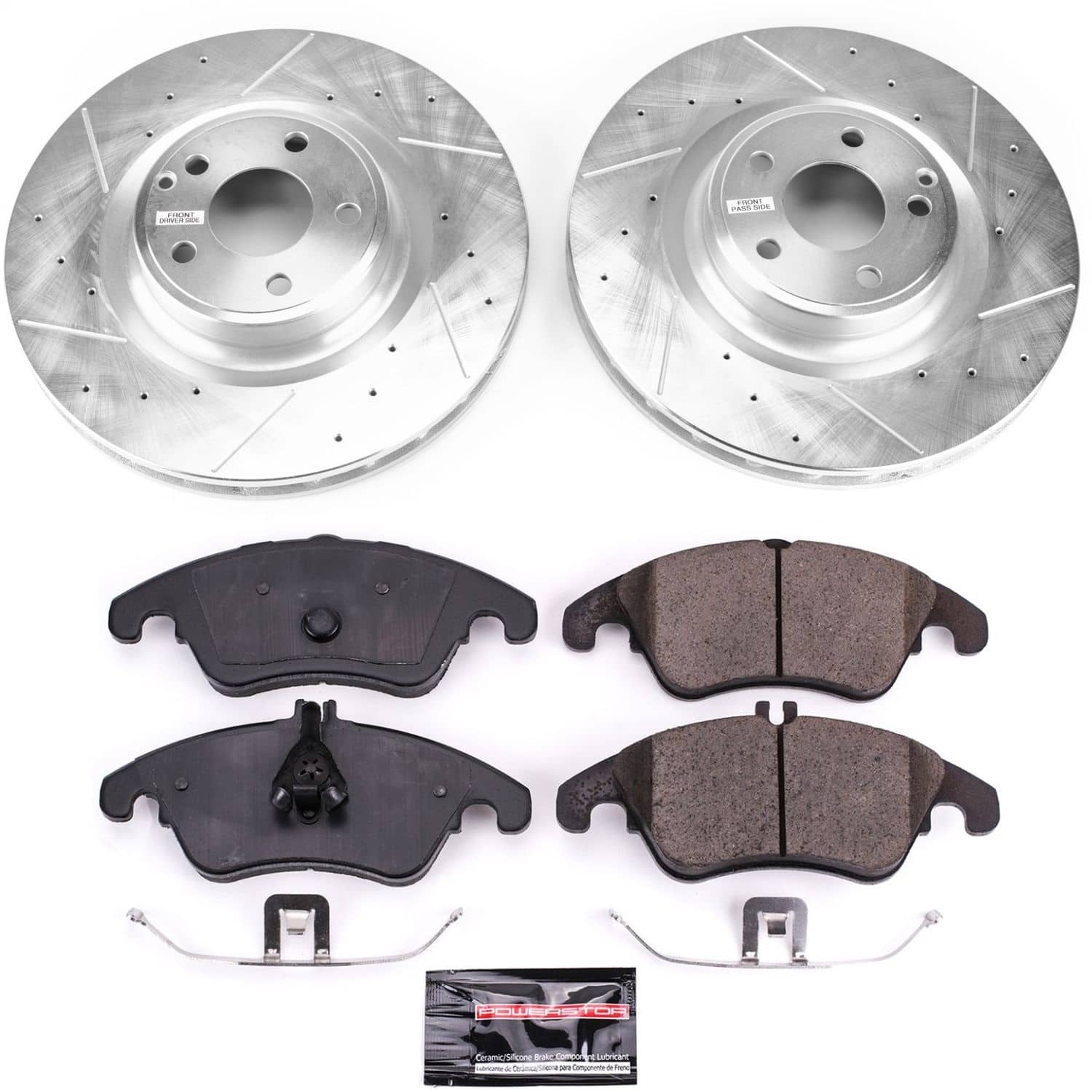 Power Stop - K6893 - Front - Disc Brake Pad and Rotor Kit