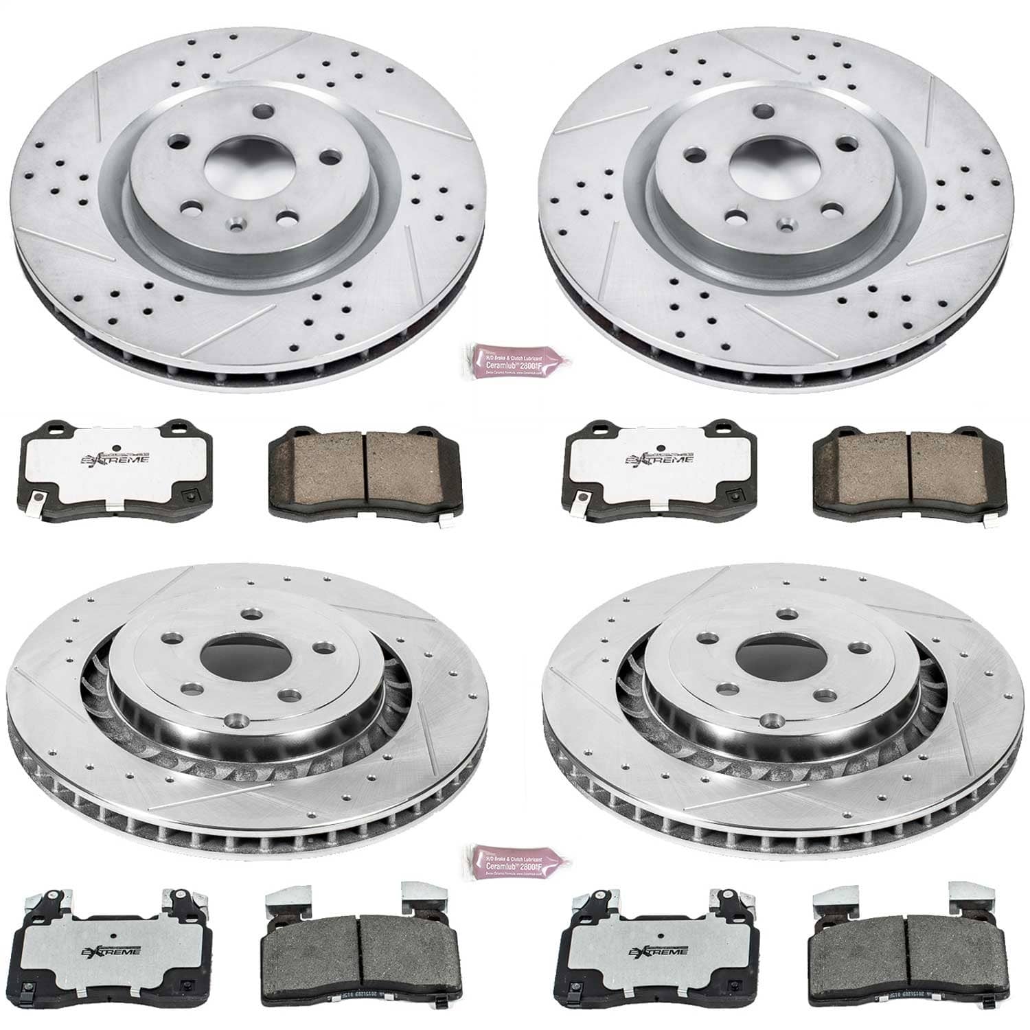 Power Stop - K7006-26 - Front and Rear - Disc Brake Pad and Rotor Kit