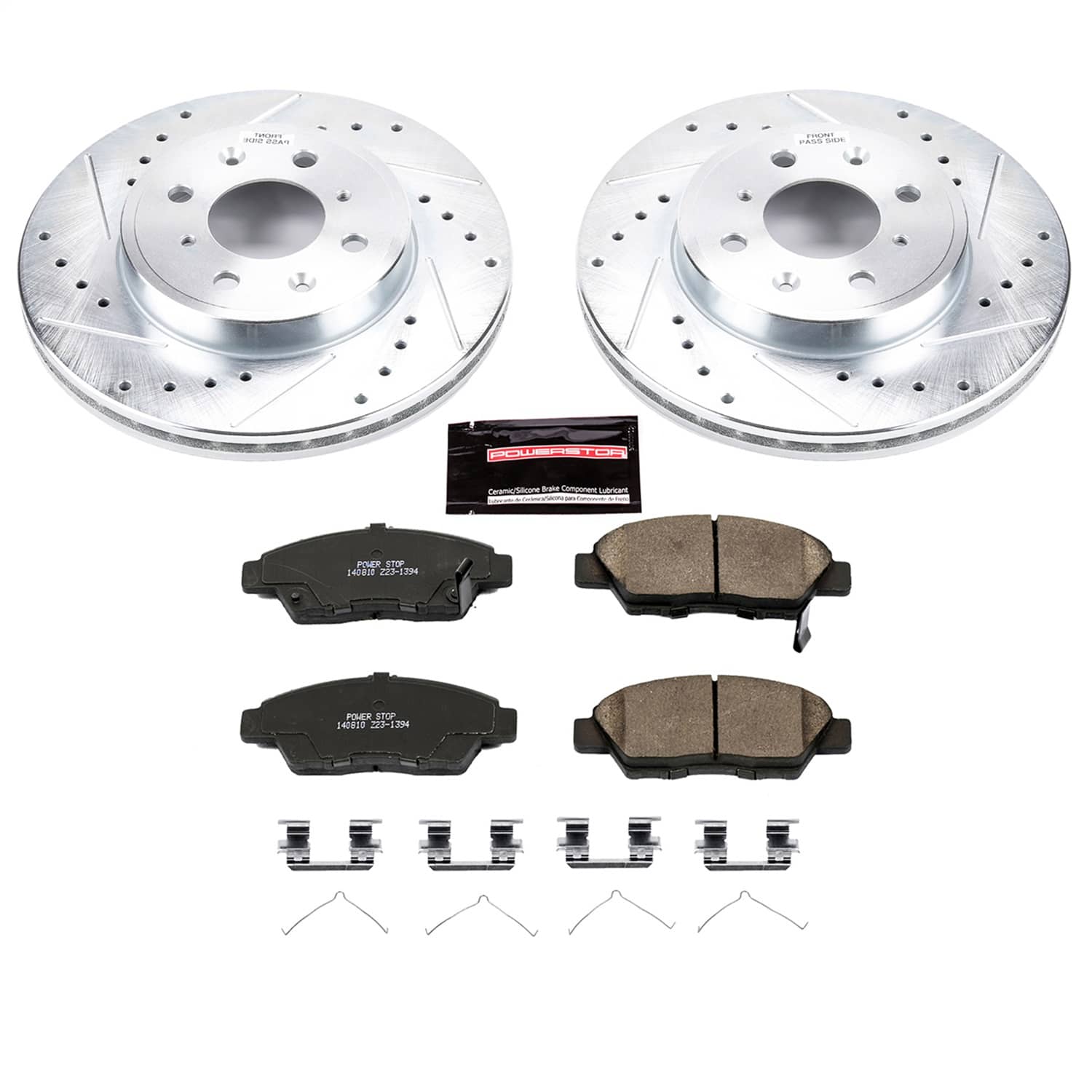 Power Stop - K7032 - Front - Disc Brake Pad and Rotor Kit
