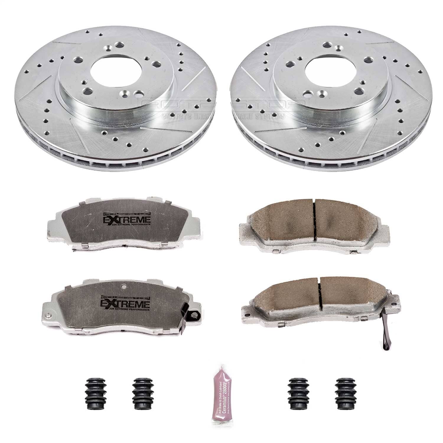 Power Stop - K704-26 - Front - Disc Brake Pad and Rotor Kit