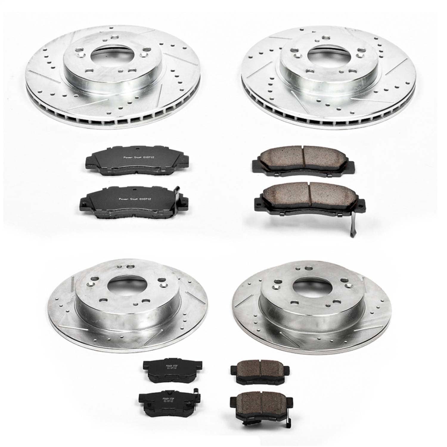 Power Stop - K706 - Front and Rear - Disc Brake Pad and Rotor Kit