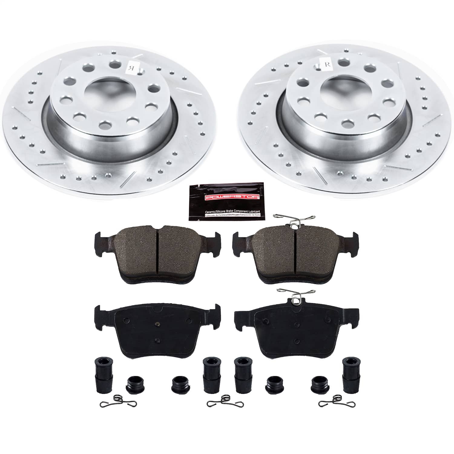 Power Stop - K7093 - Rear - Disc Brake Pad and Rotor Kit