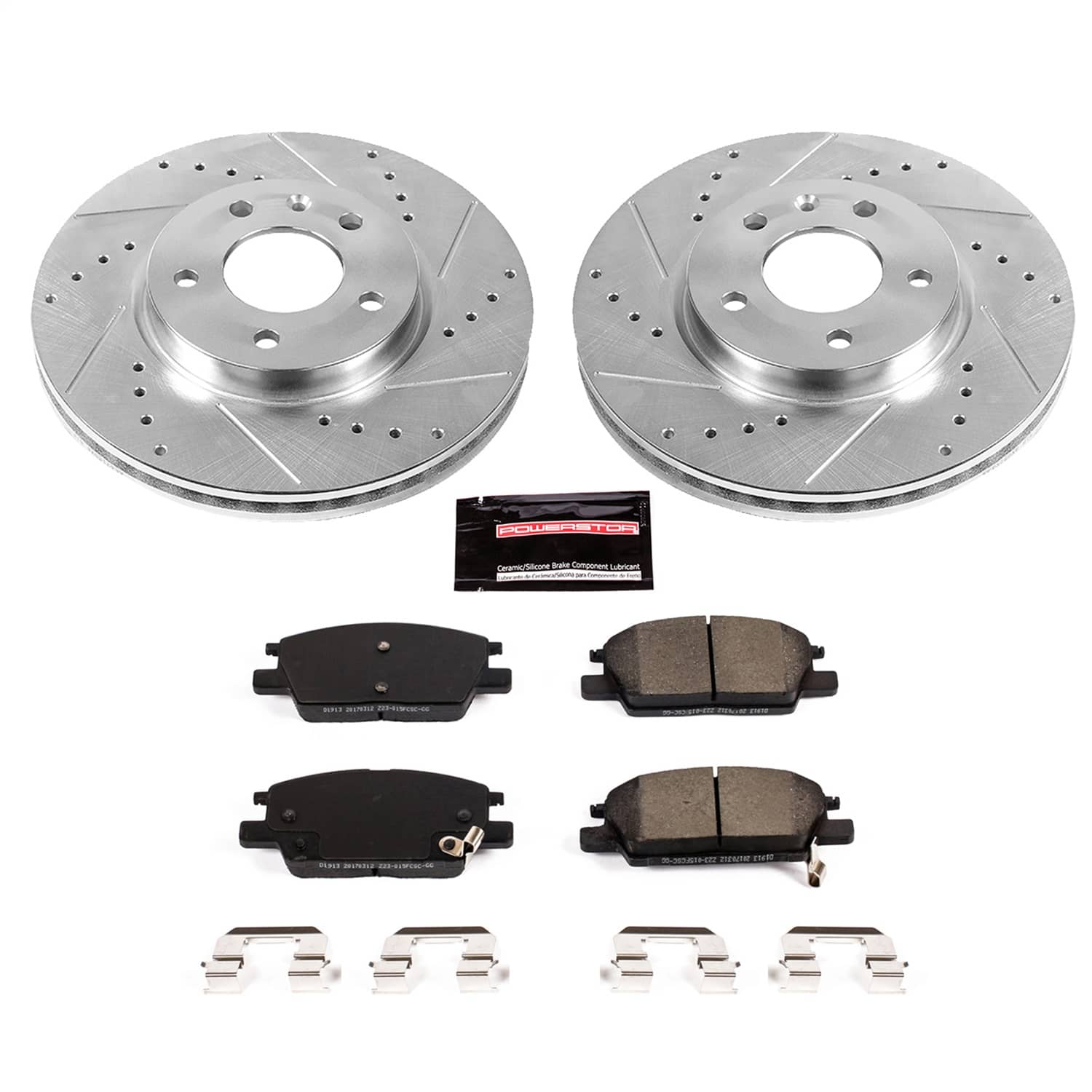 Power Stop - K7400 - Front - Disc Brake Pad and Rotor Kit