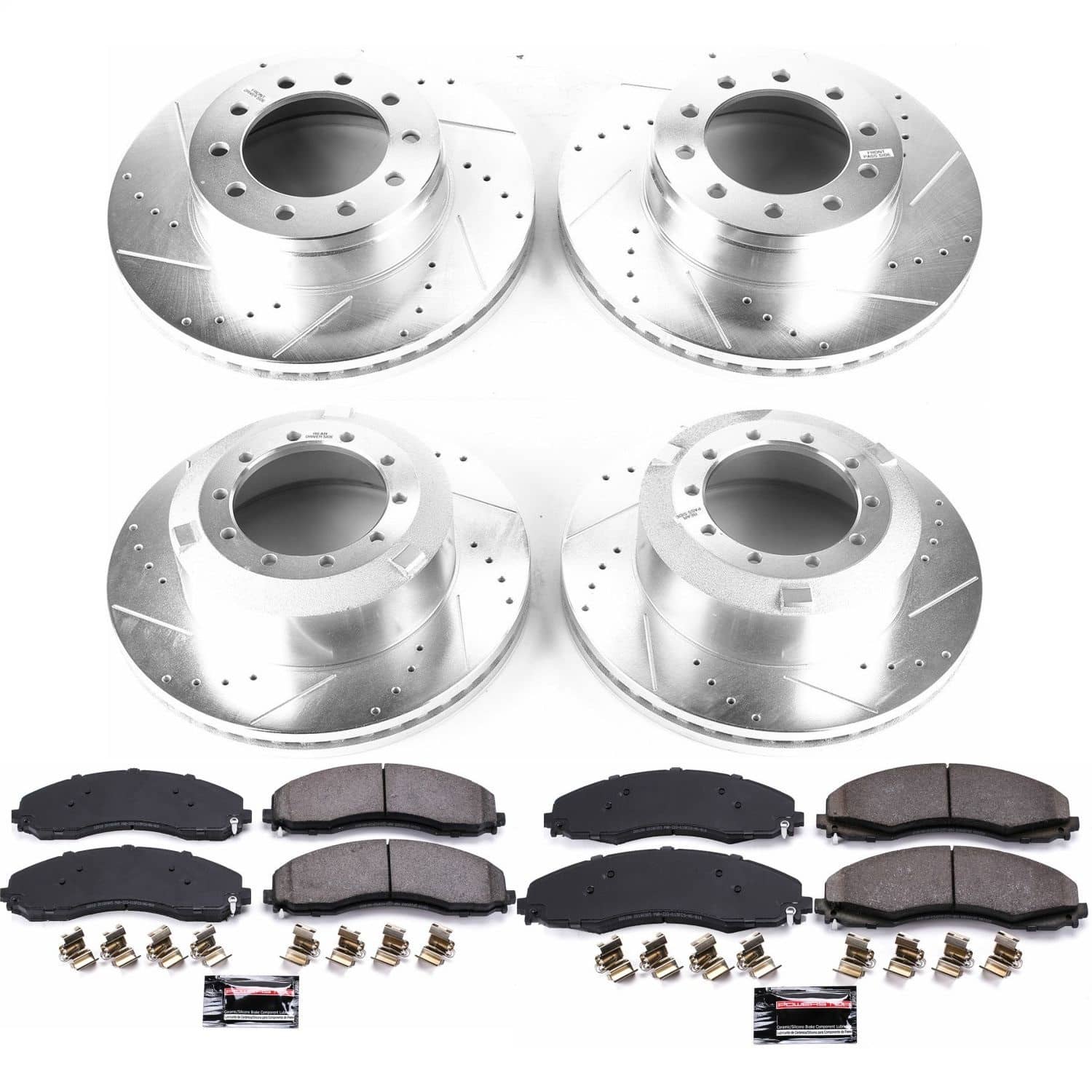 Power Stop - K7423-36 - Front and Rear - Disc Brake Pad and Rotor Kit