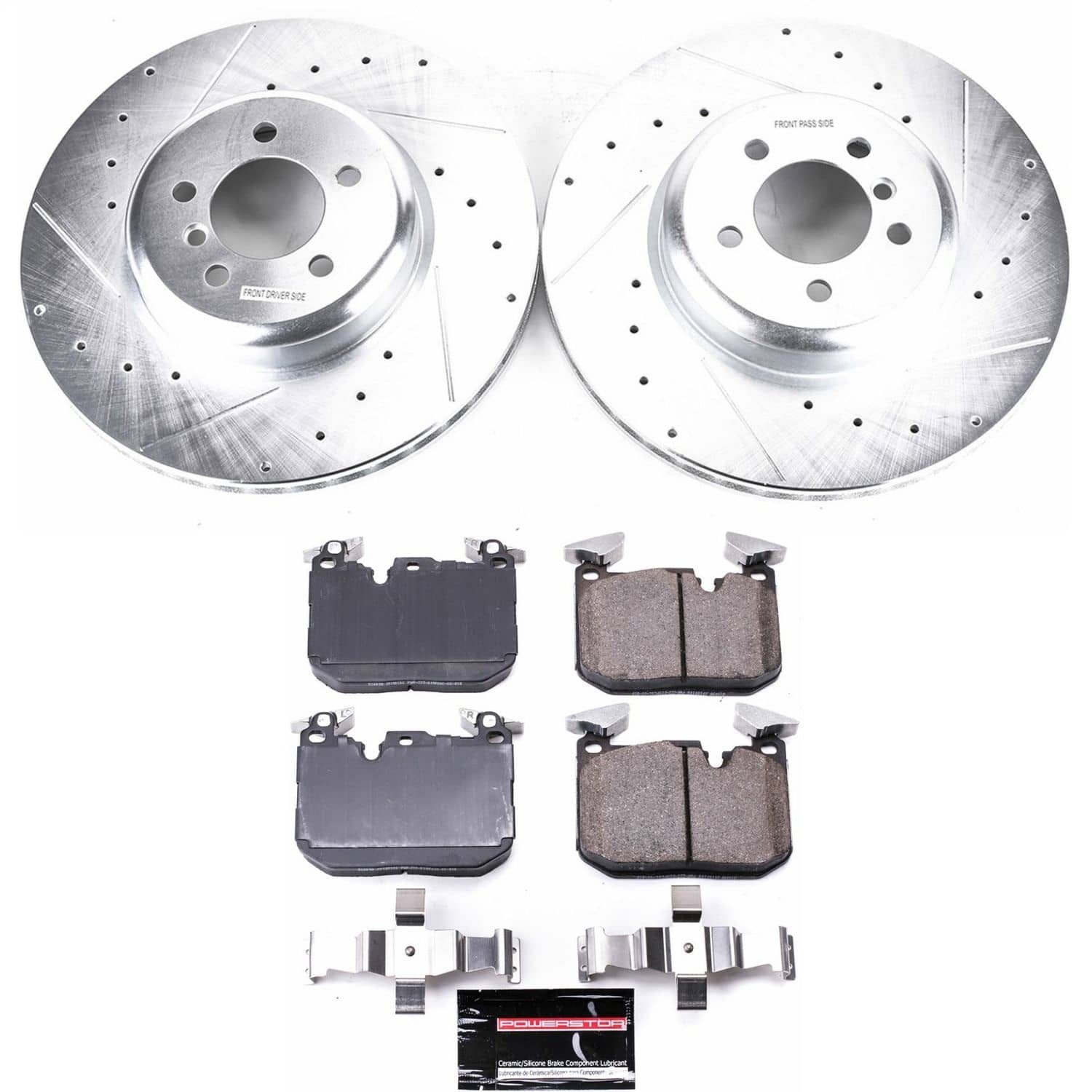 Power Stop - K7435 - Front - Disc Brake Pad and Rotor Kit