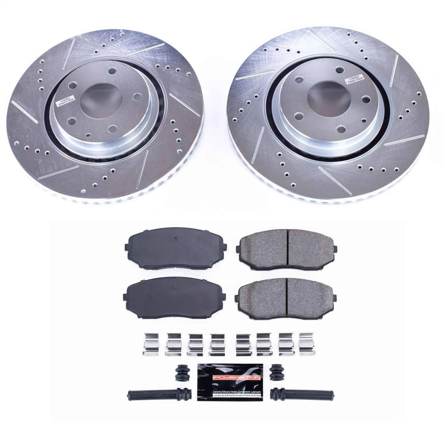Power Stop - K7690 - Front - Disc Brake Pad and Rotor Kit