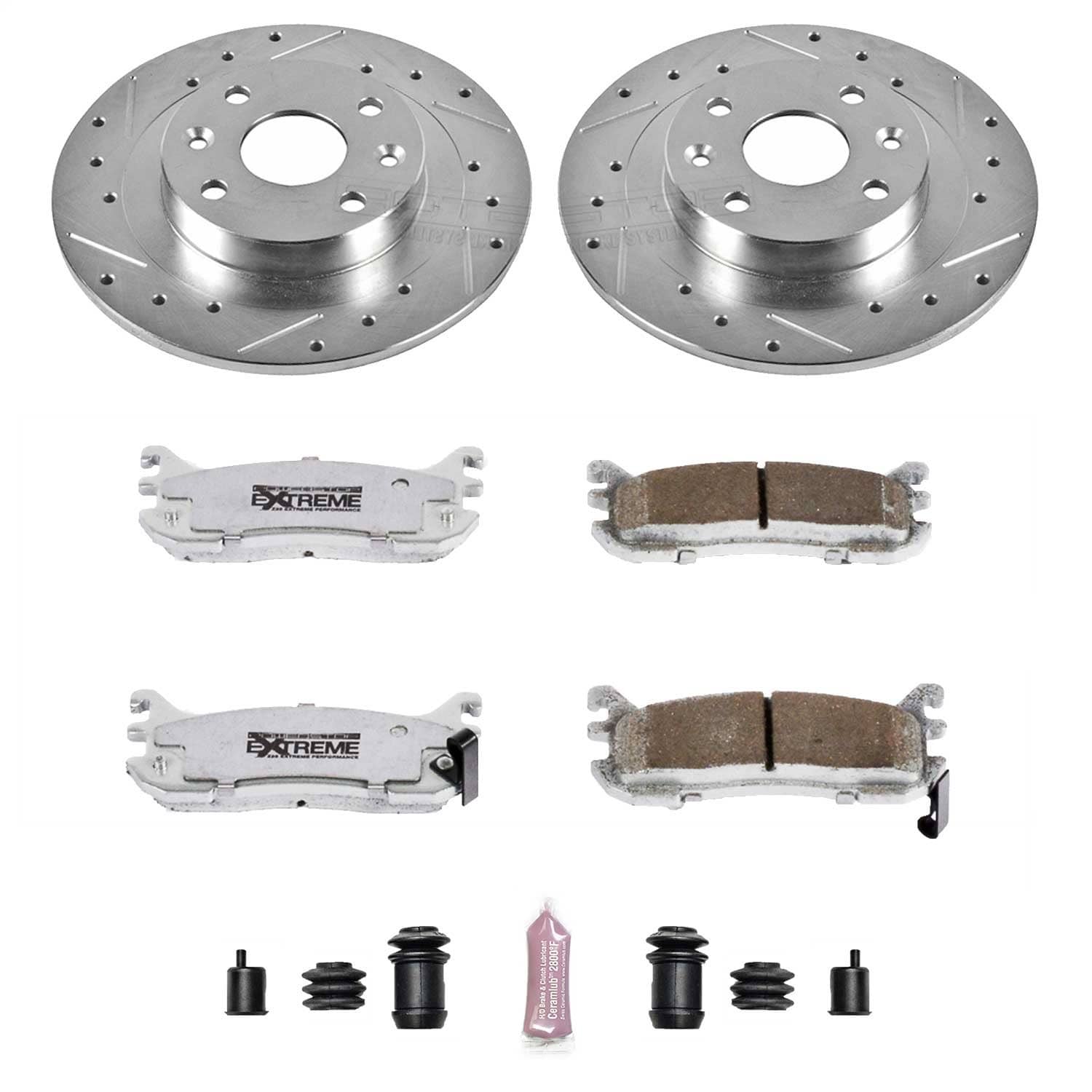 Power Stop - K772-26 - Rear - Disc Brake Pad and Rotor Kit