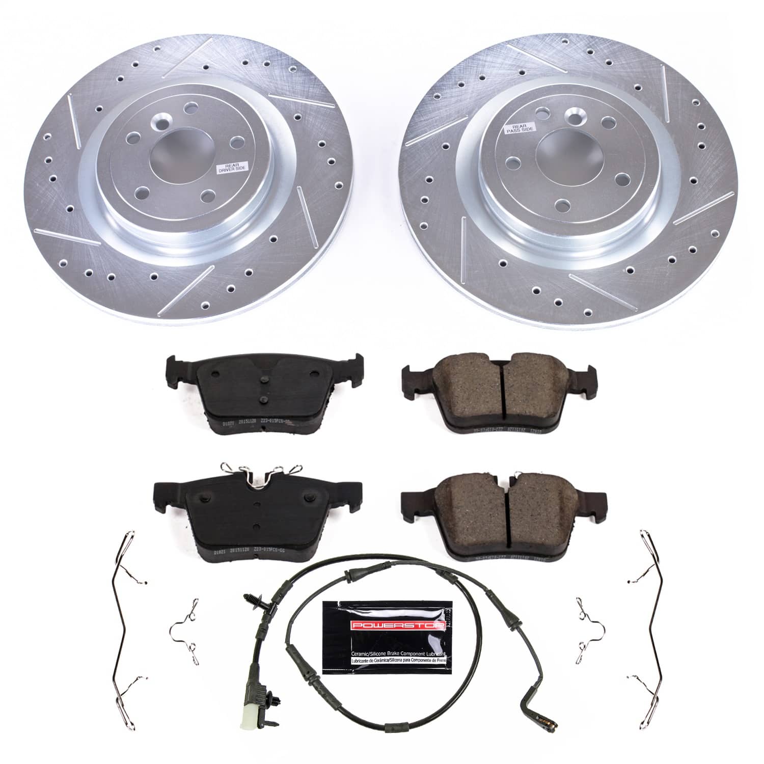Power Stop - K7733 - Rear - Disc Brake Pad and Rotor Kit