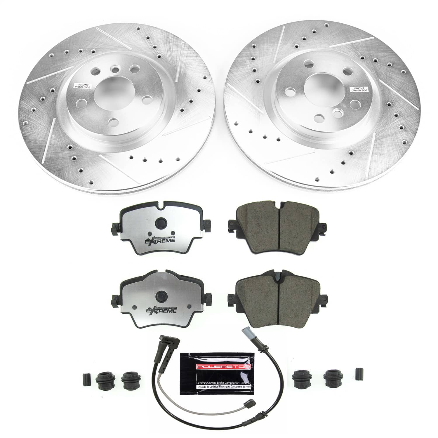 Power Stop - K7888-26 - Front - Disc Brake Pad and Rotor Kit