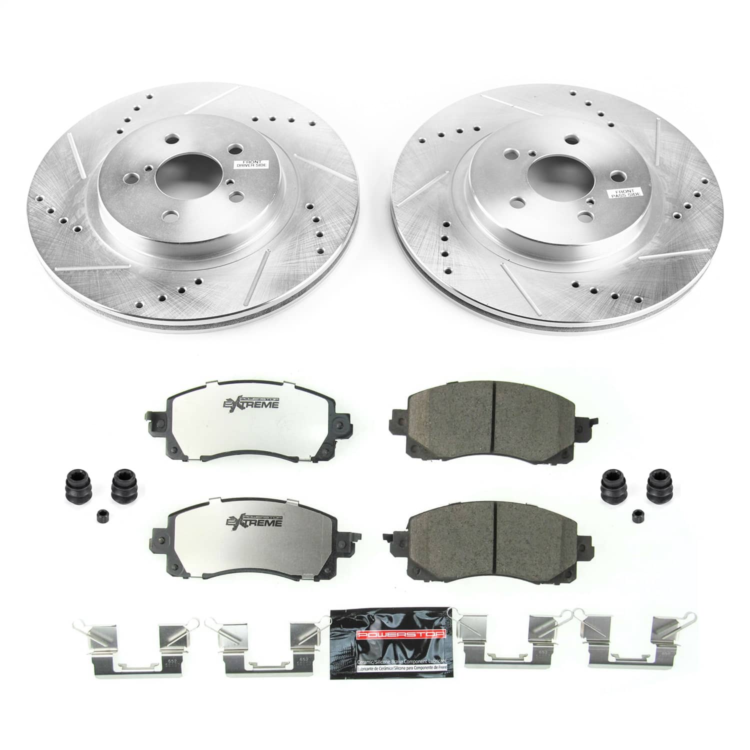 Power Stop - K7892-26 - Front - Disc Brake Pad and Rotor Kit