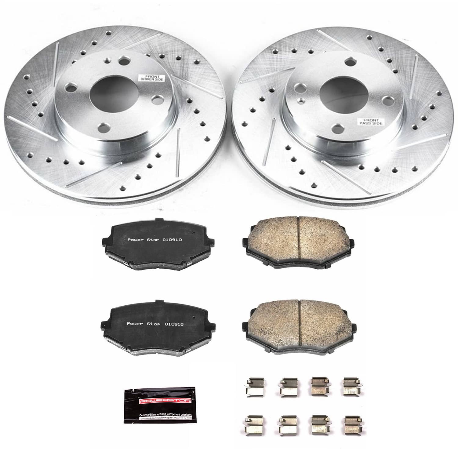 Power Stop - K793 - Front - Disc Brake Pad and Rotor Kit
