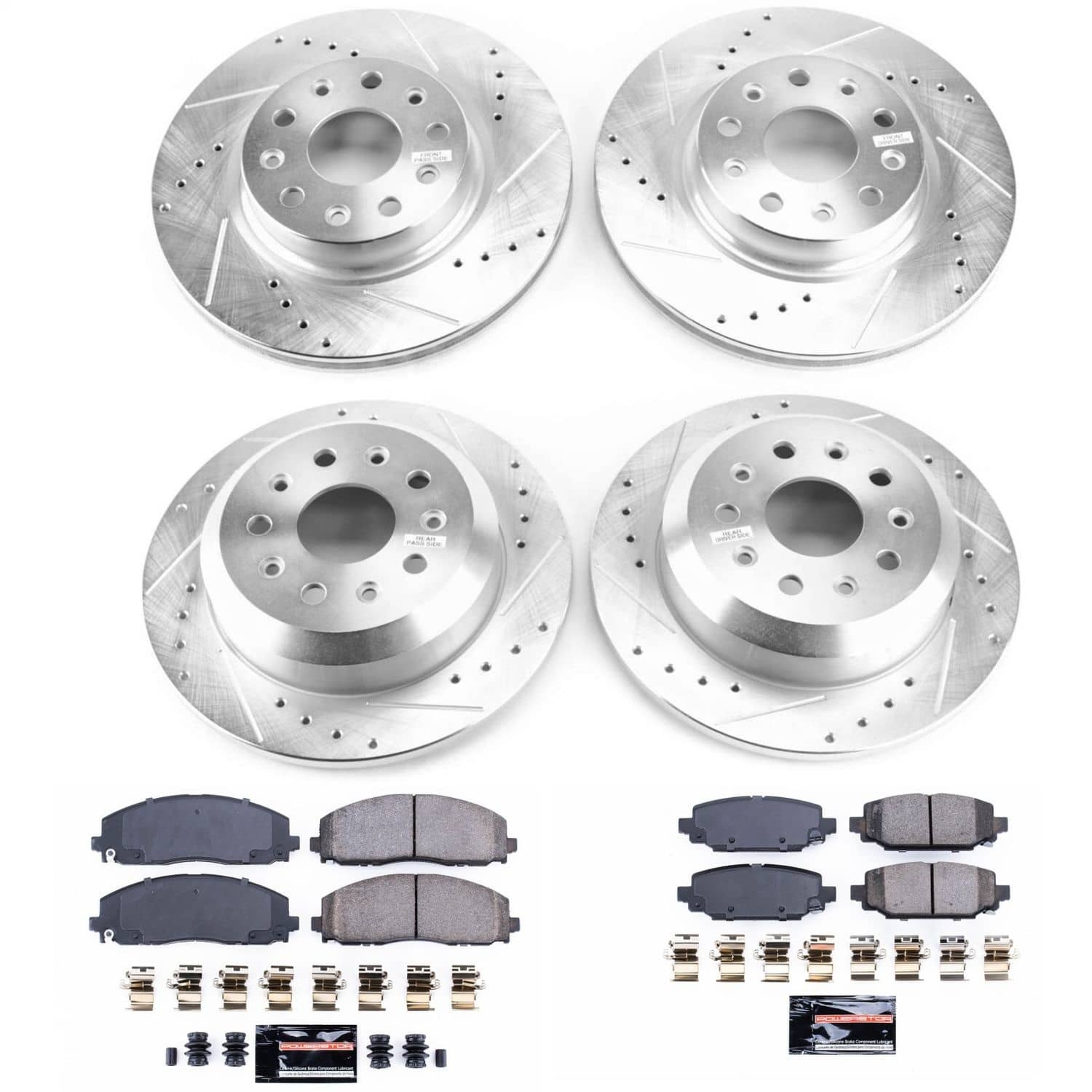 Power Stop - K7939 - Front and Rear - Disc Brake Pad and Rotor Kit